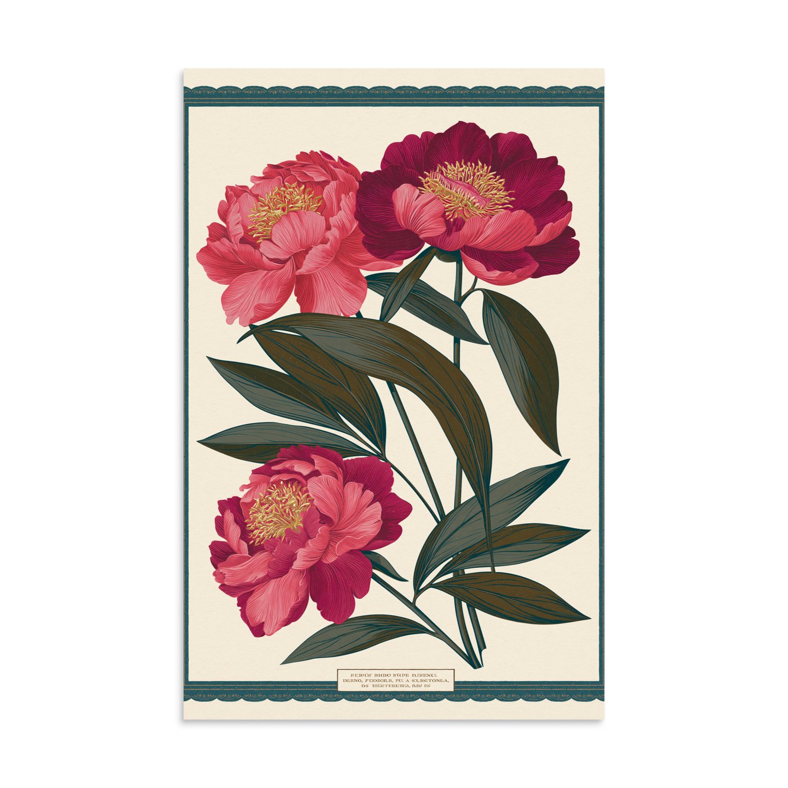 Vintage Peony Botanical Print, Pink Flower Wall Art, Antique Floral Illustration, Victorian Bedroom Decor, Cottage Core Art Print - Image 8