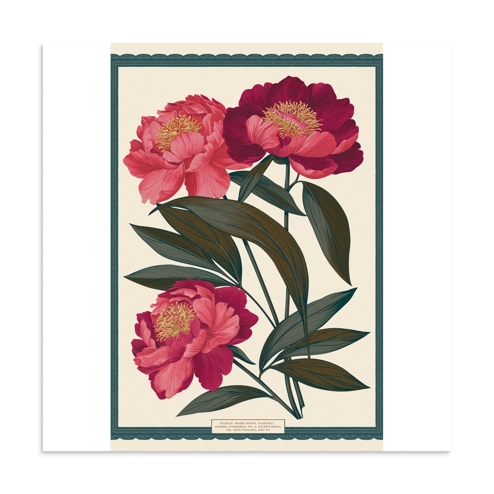 Vintage Peony Botanical Print, Pink Flower Wall Art, Antique Floral Illustration, Victorian Bedroom Decor, Cottage Core Art Print - Image 14