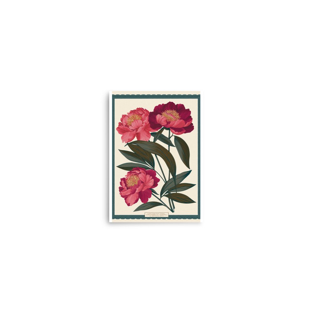 Vintage Peony Botanical Print, Pink Flower Wall Art, Antique Floral Illustration, Victorian Bedroom Decor, Cottage Core Art Print - Image 24