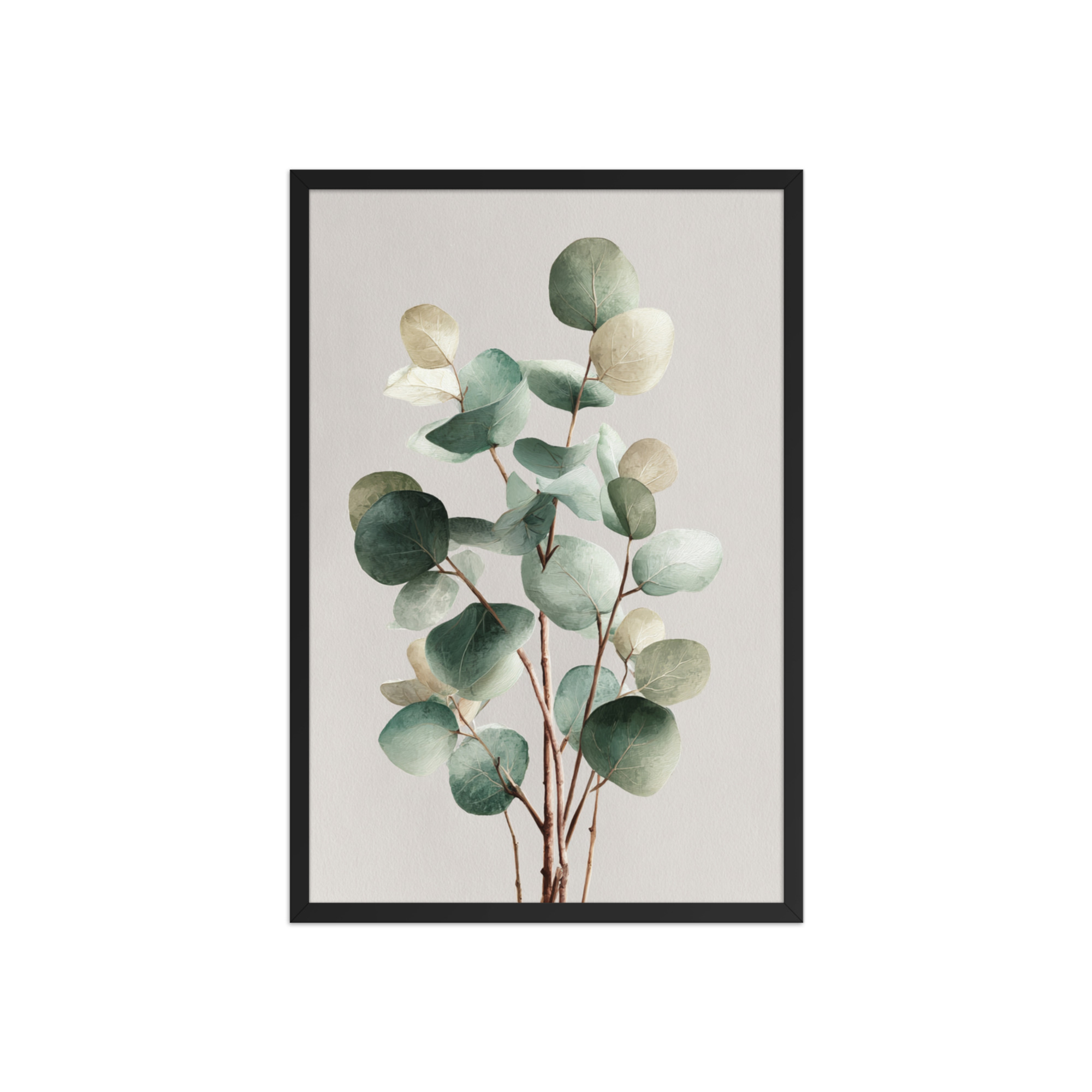 Eucalyptus Framed Wall Art, Sage Green Botanical Leaf Print, Minimalist Boho Decor - Image 13
