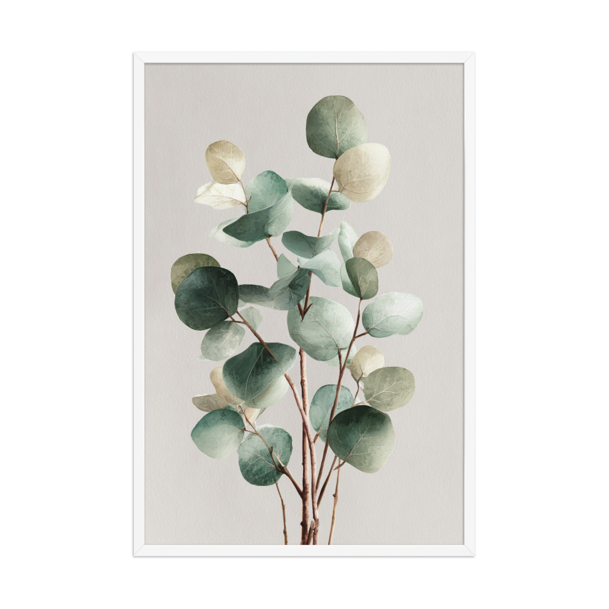 Eucalyptus Framed Wall Art, Sage Green Botanical Leaf Print, Minimalist Boho Decor - Image 16