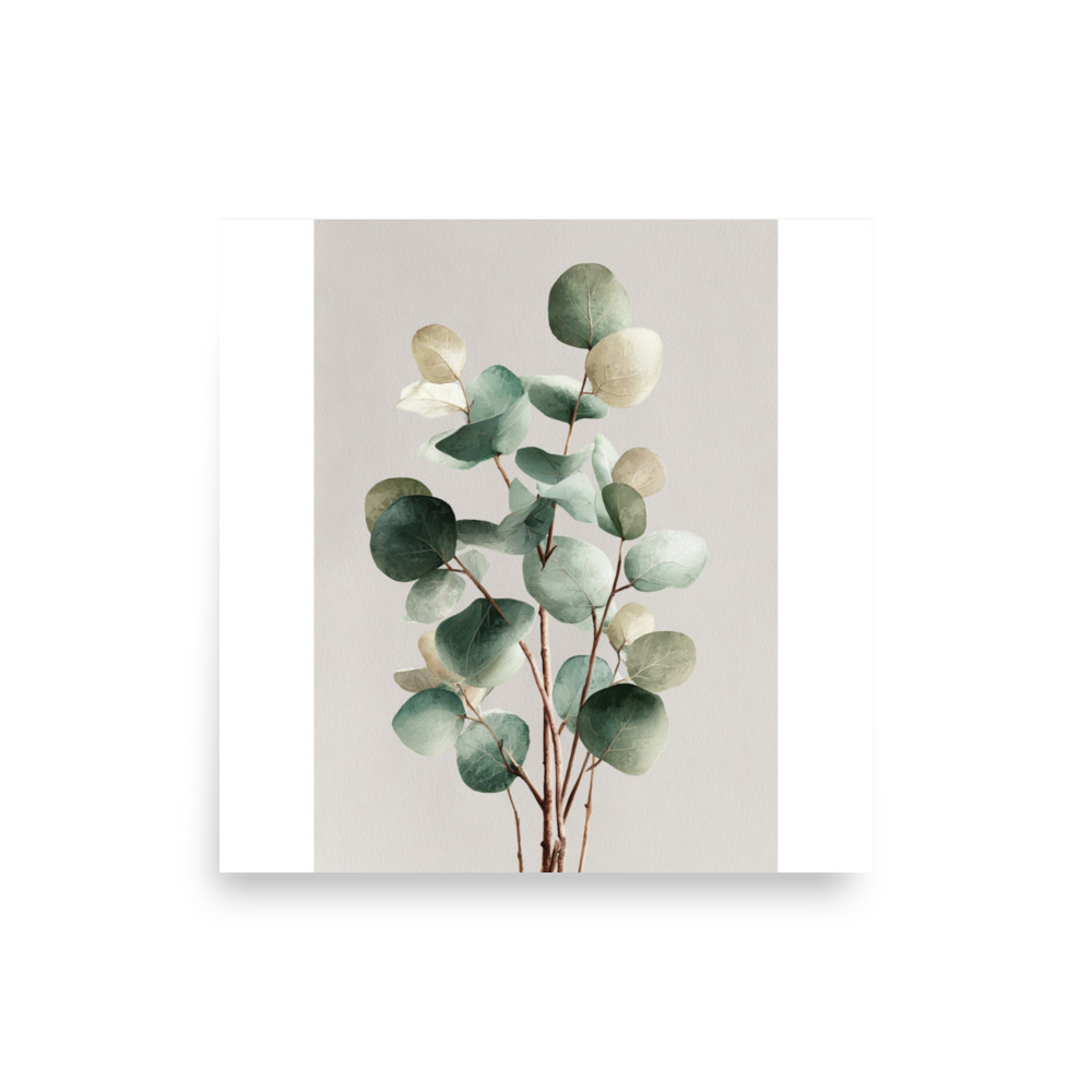 Eucalyptus Wall Art Print, Sage Green Botanical Leaf Illustration, Minimalist Boho Decor - Image 34