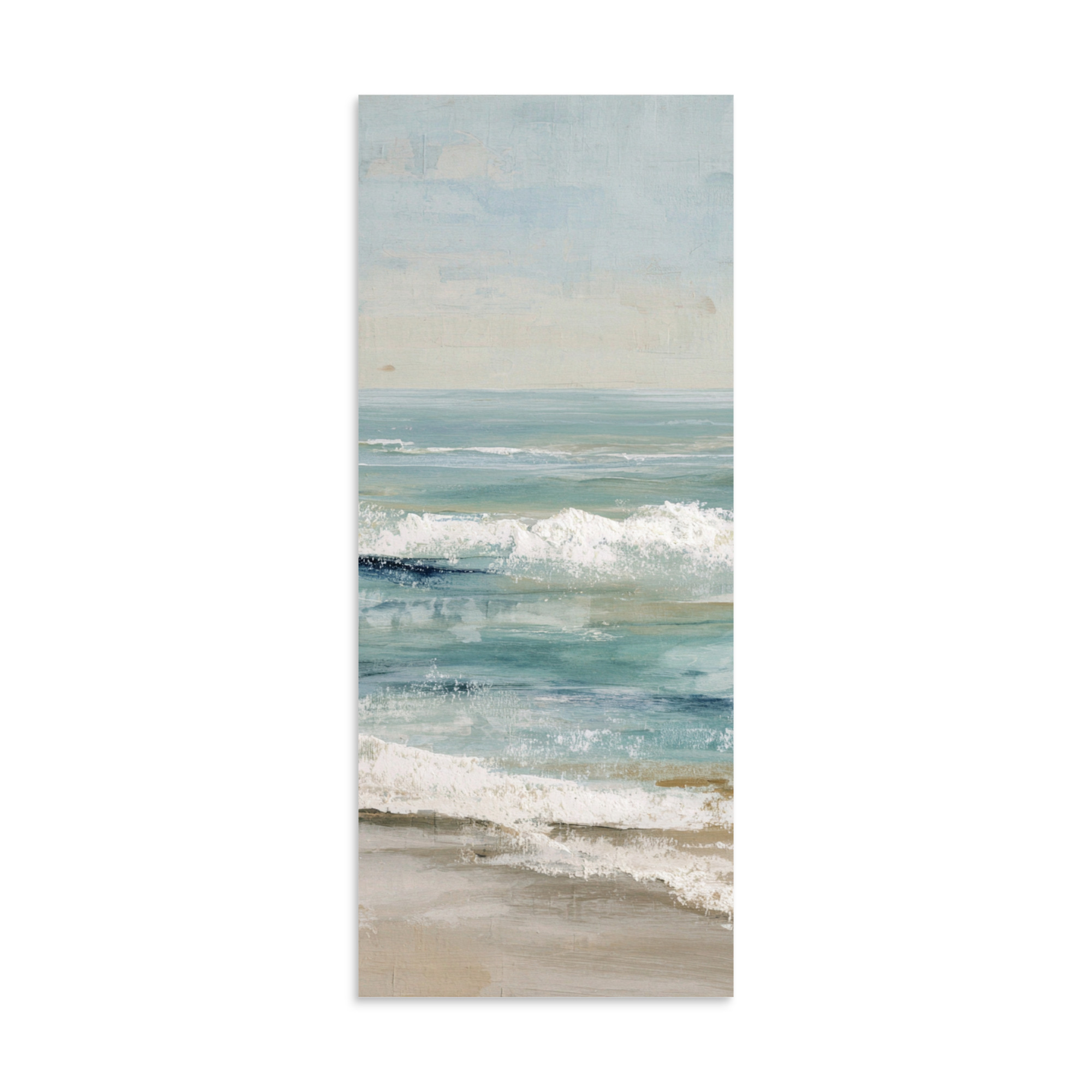 Coastal Ocean Waves Wall Art Print, Serene Beach Seascape, Calm Blue Sea Shore Poster - Image 5
