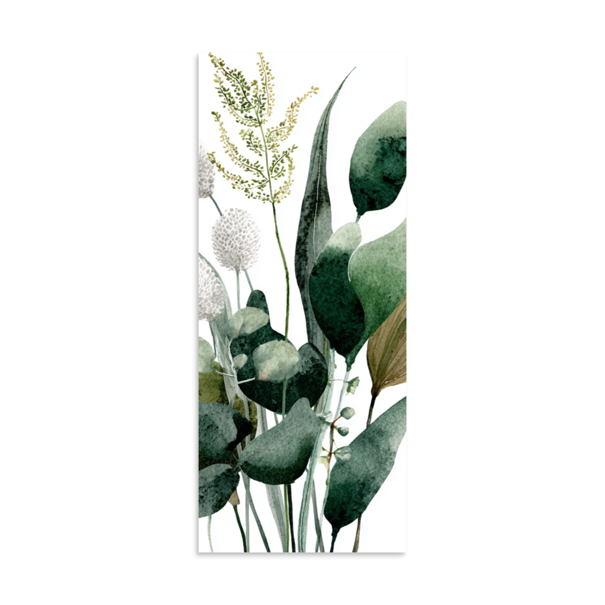 Wild Herb Stems Wall Art Print, Earthy Green Botanical Illustration, Minimalist Kitchen Decor - Image 6