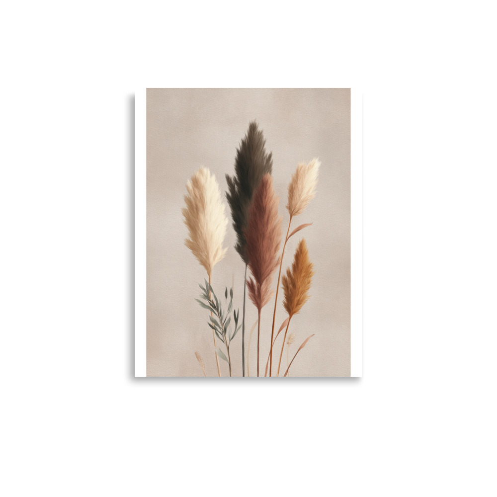 Pampas Grass Wall Art Print, Neutral Boho Botanical Illustration, Earthy Minimalist Decor - Image 7