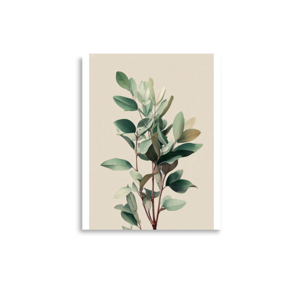 Sage Leaves Wall Art Print, Muted Green Botanical Herb Illustration, Minimalist Kitchen Decor - Image 7