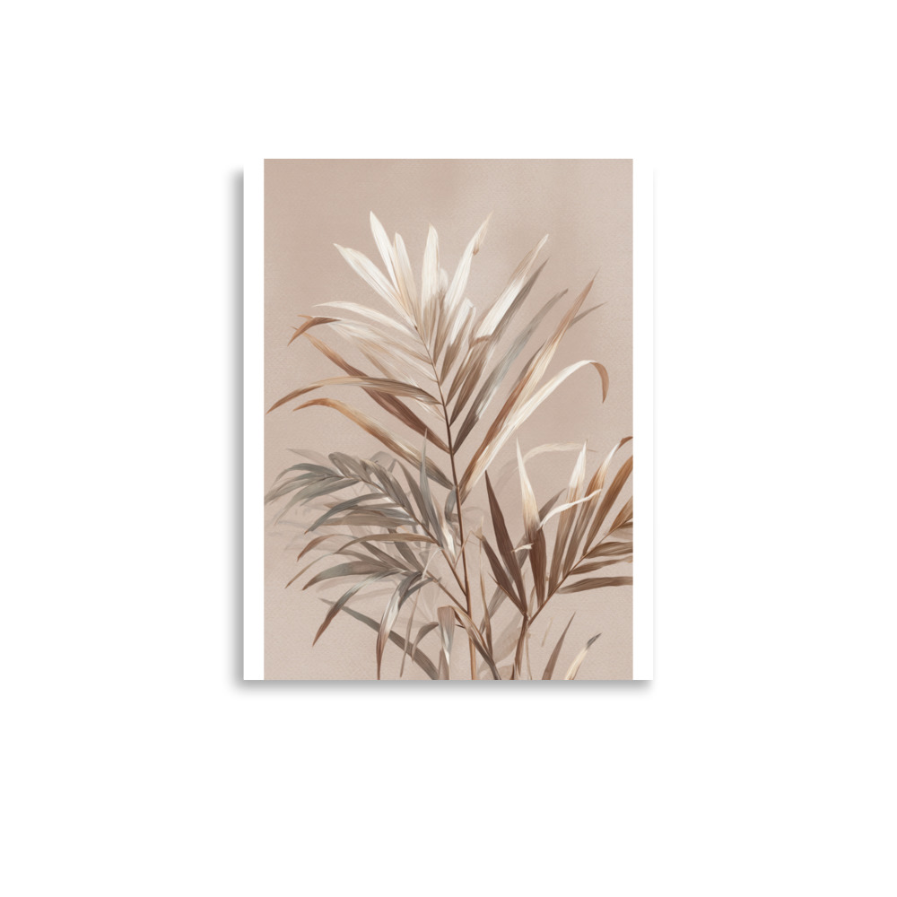 Palm Leaves Wall Art Print, Green Tropical Botanical Illustration, Modern Coastal Decor - Image 7