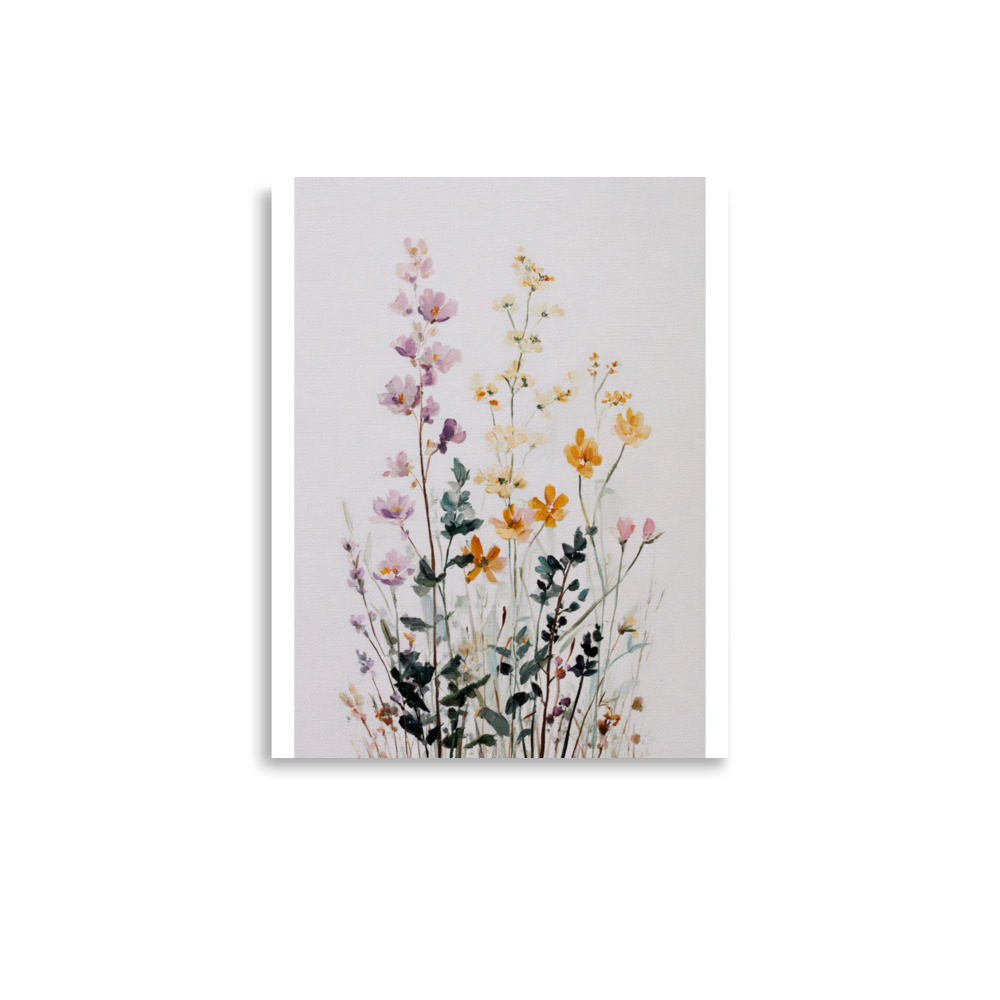 Wildflower Wall Art Print, Colourful Botanical Meadow Illustration, Spring Boho Decor - Image 7