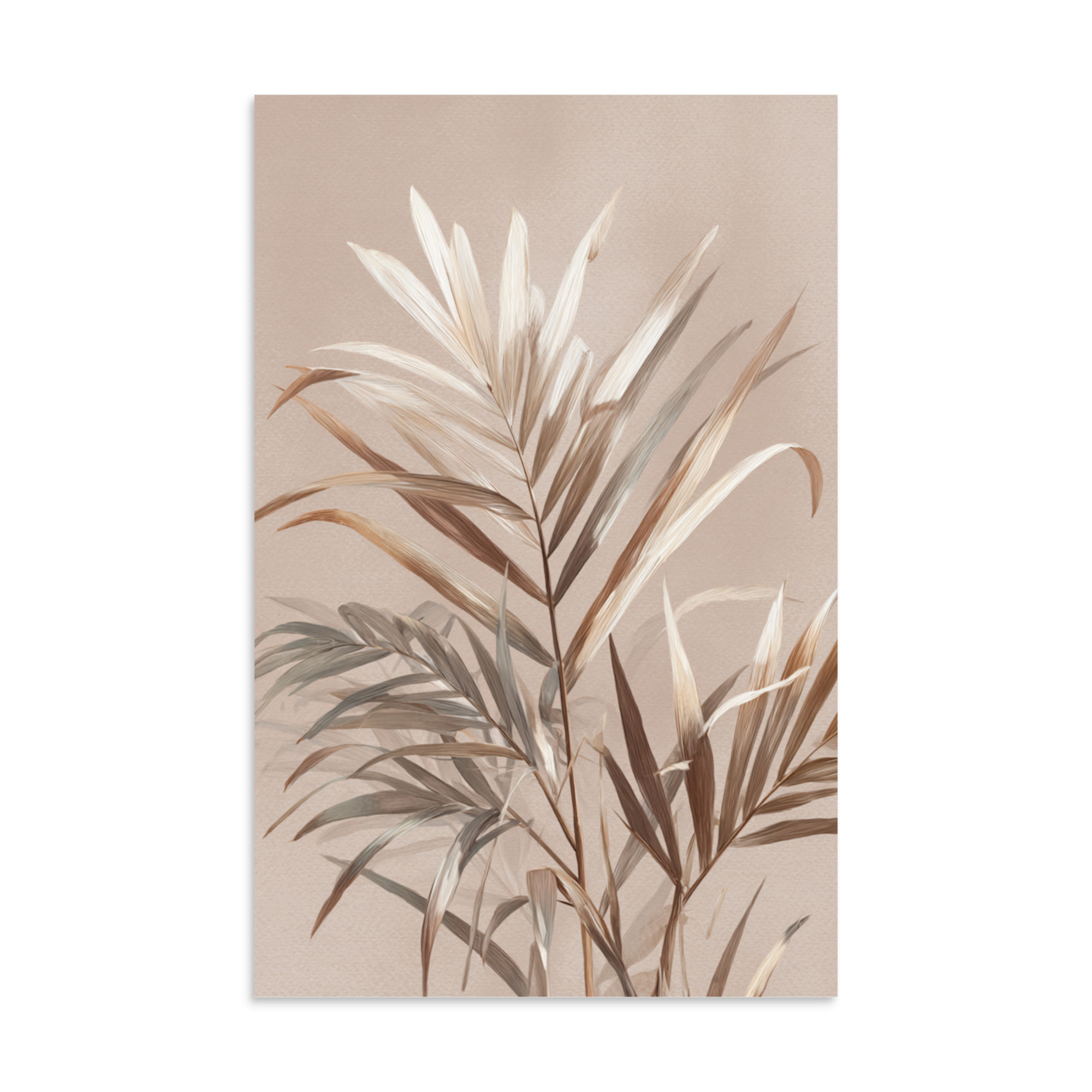 Palm Leaves Wall Art Print, Green Tropical Botanical Illustration, Modern Coastal Decor - Image 8
