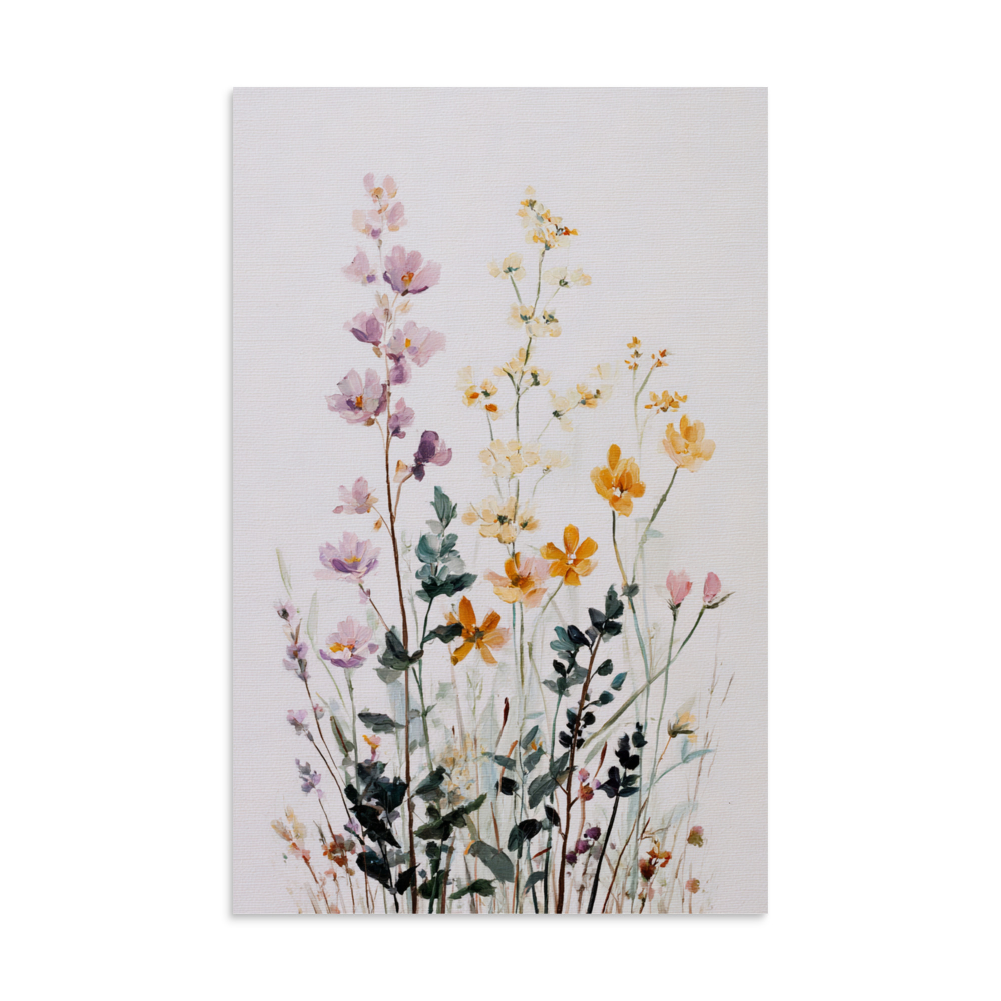 Wildflower Wall Art Print, Colourful Botanical Meadow Illustration, Spring Boho Decor - Image 8