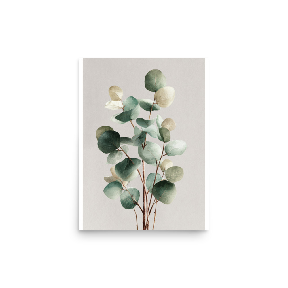 Eucalyptus Wall Art Print, Sage Green Botanical Leaf Illustration, Minimalist Boho Decor - Image 39