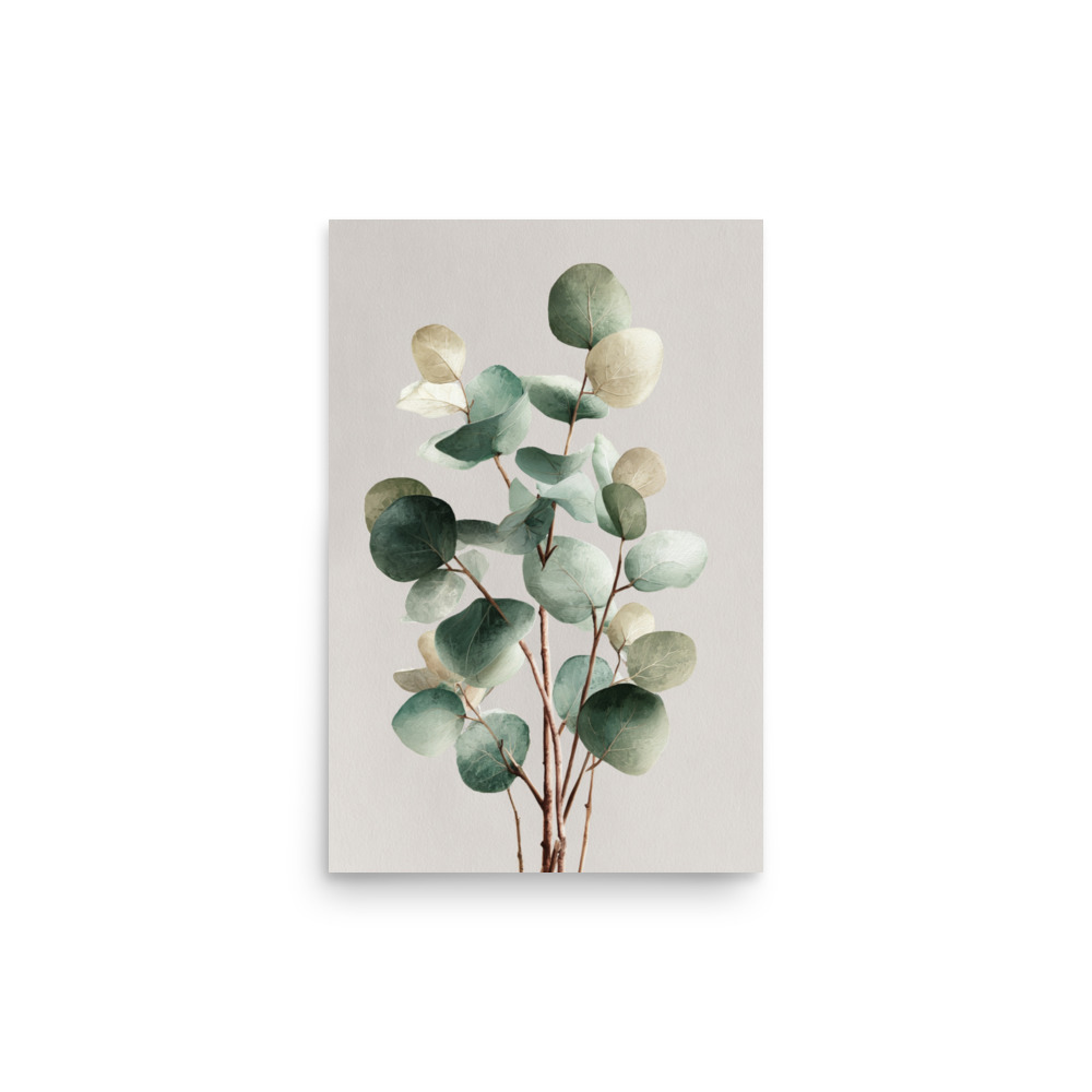 Eucalyptus Wall Art Print, Sage Green Botanical Leaf Illustration, Minimalist Boho Decor - Image 40