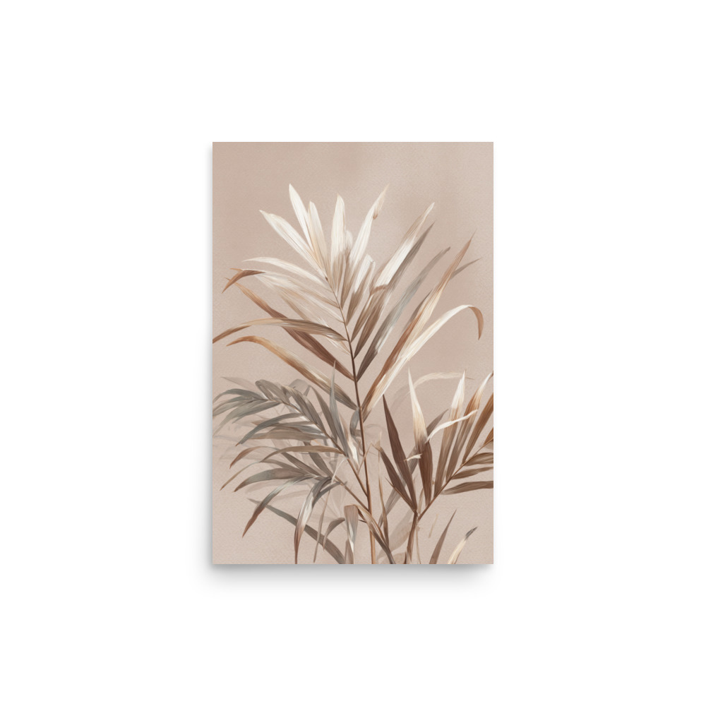 Palm Leaves Wall Art Print, Green Tropical Botanical Illustration, Modern Coastal Decor - Image 10