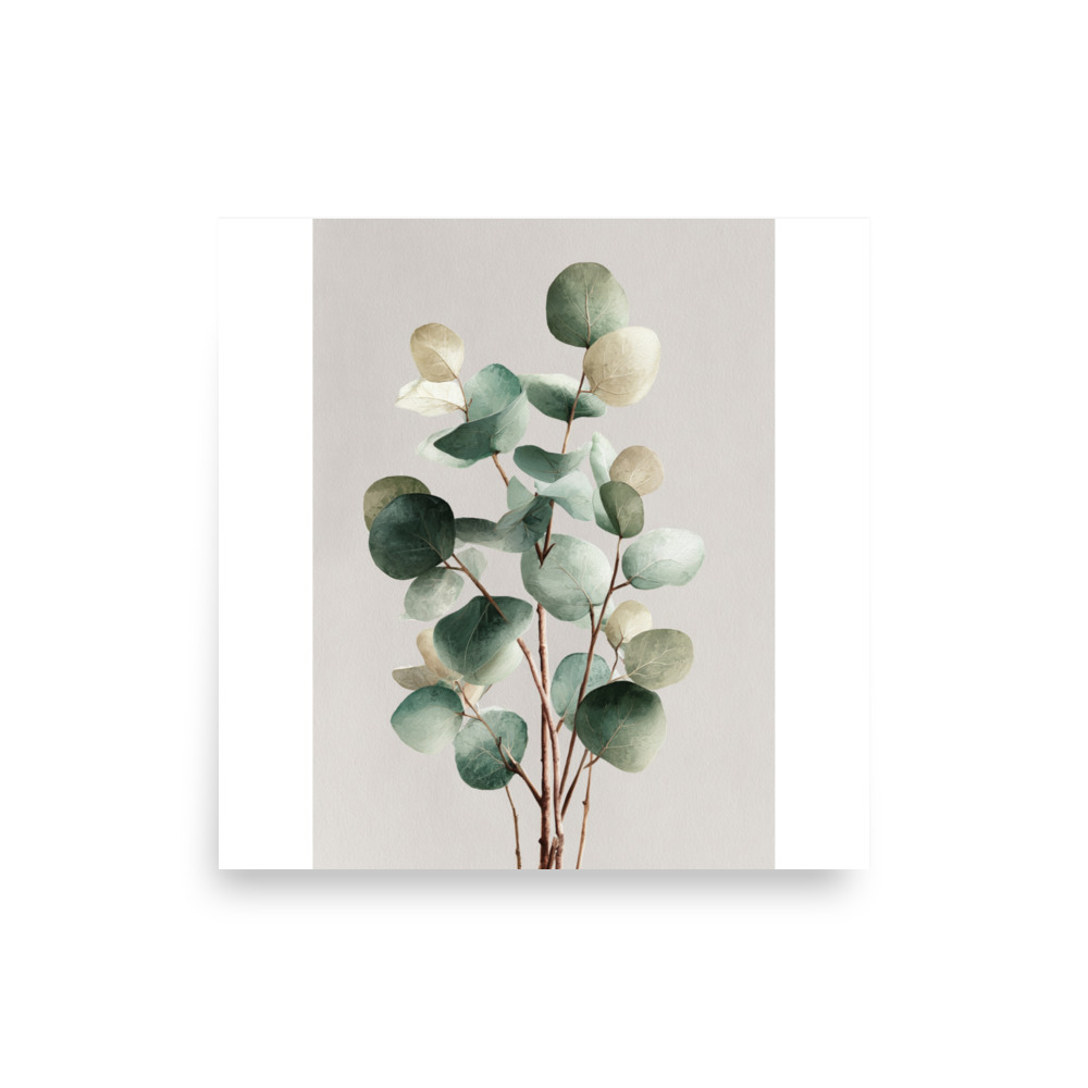 Eucalyptus Wall Art Print, Sage Green Botanical Leaf Illustration, Minimalist Boho Decor - Image 41