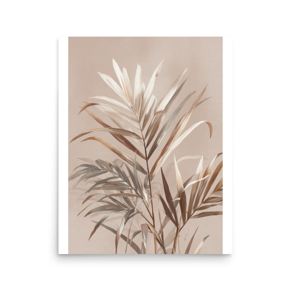 Palm Leaves Wall Art Print, Green Tropical Botanical Illustration, Modern Coastal Decor - Image 11