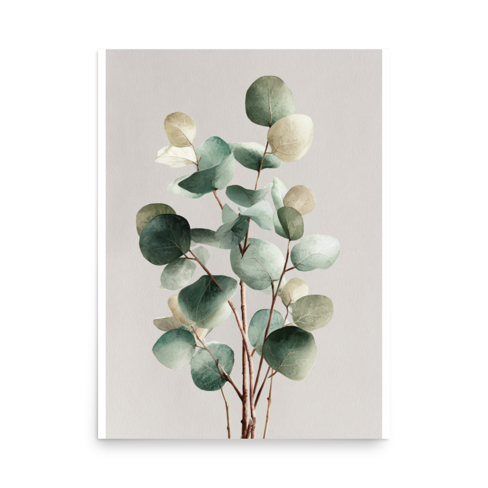 Eucalyptus Wall Art Print, Sage Green Botanical Leaf Illustration, Minimalist Boho Decor - Image 29