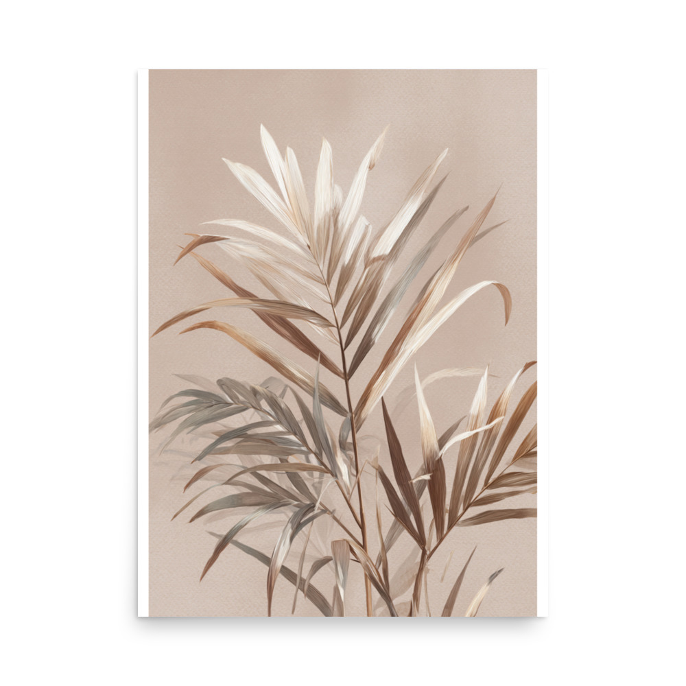 Palm Leaves Wall Art Print, Green Tropical Botanical Illustration, Modern Coastal Decor - Image 13