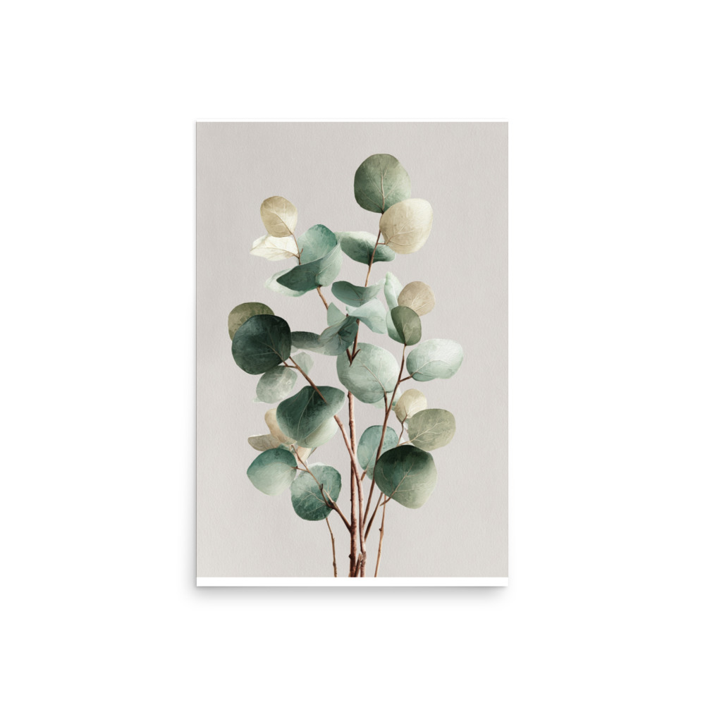Eucalyptus Wall Art Print, Sage Green Botanical Leaf Illustration, Minimalist Boho Decor - Image 16