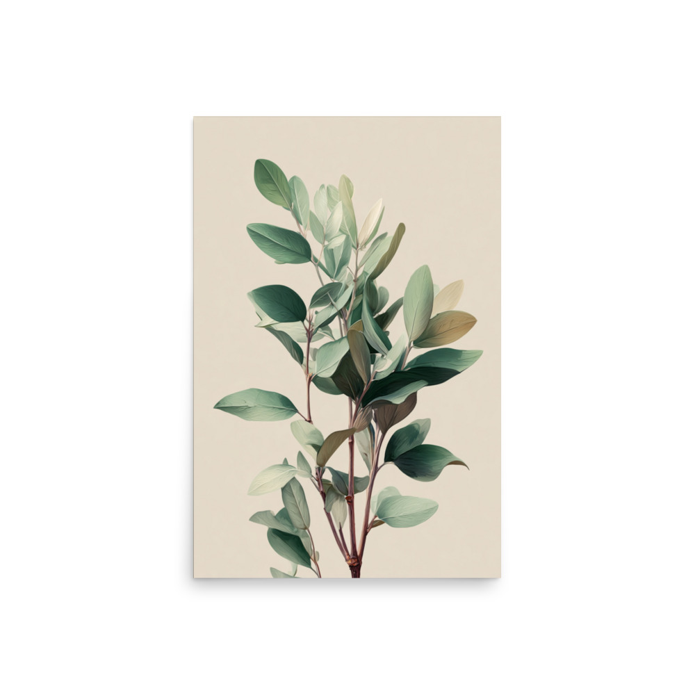 Sage Leaves Wall Art Print, Muted Green Botanical Herb Illustration, Minimalist Kitchen Decor - Image 17