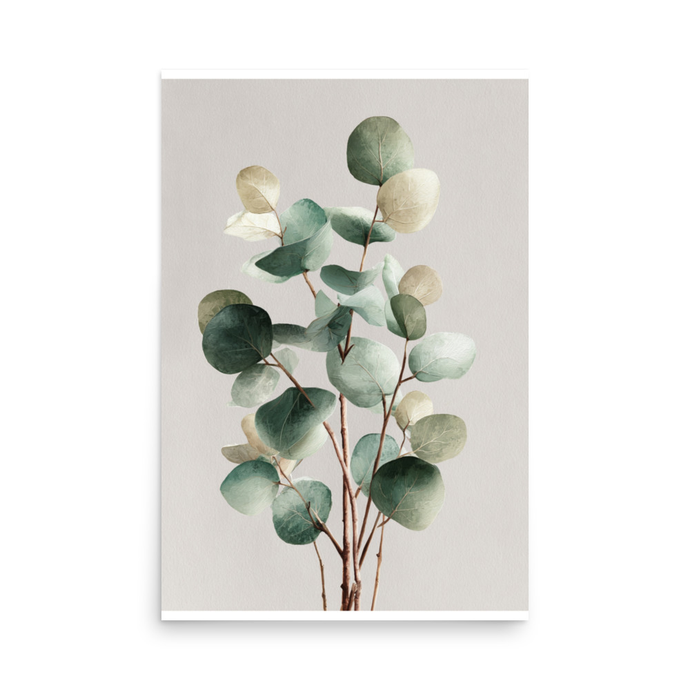 Eucalyptus Wall Art Print, Sage Green Botanical Leaf Illustration, Minimalist Boho Decor - Image 19