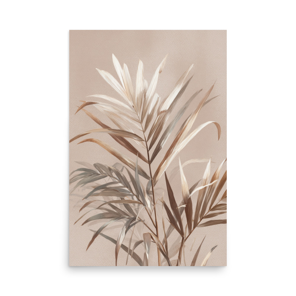 Palm Leaves Wall Art Print, Green Tropical Botanical Illustration, Modern Coastal Decor - Image 20