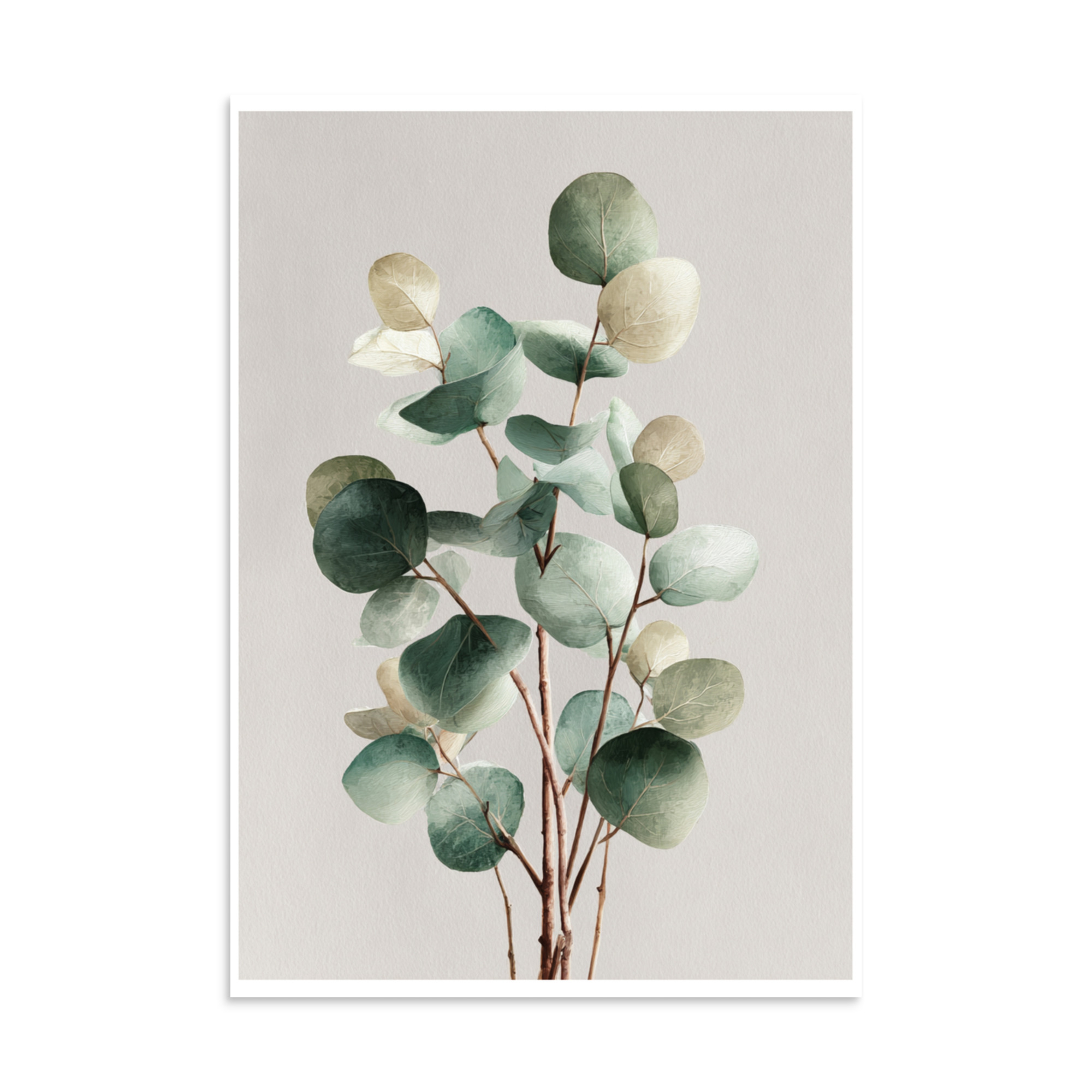 Eucalyptus Wall Art Print, Sage Green Botanical Leaf Illustration, Minimalist Boho Decor - Image 21