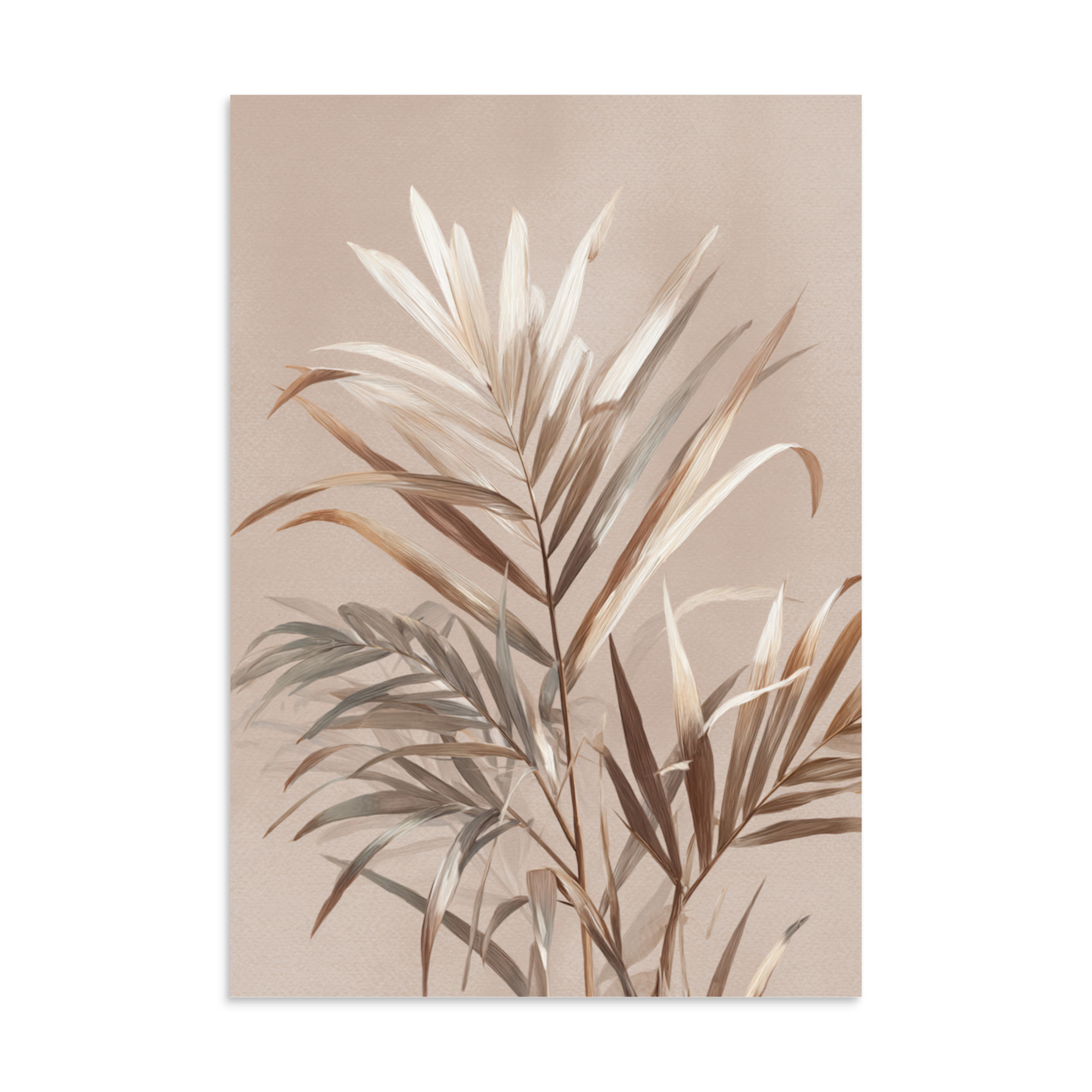 Palm Leaves Wall Art Print, Green Tropical Botanical Illustration, Modern Coastal Decor - Image 22