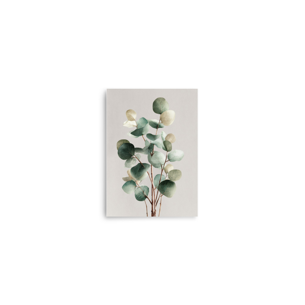 Eucalyptus Wall Art Print, Sage Green Botanical Leaf Illustration, Minimalist Boho Decor - Image 56
