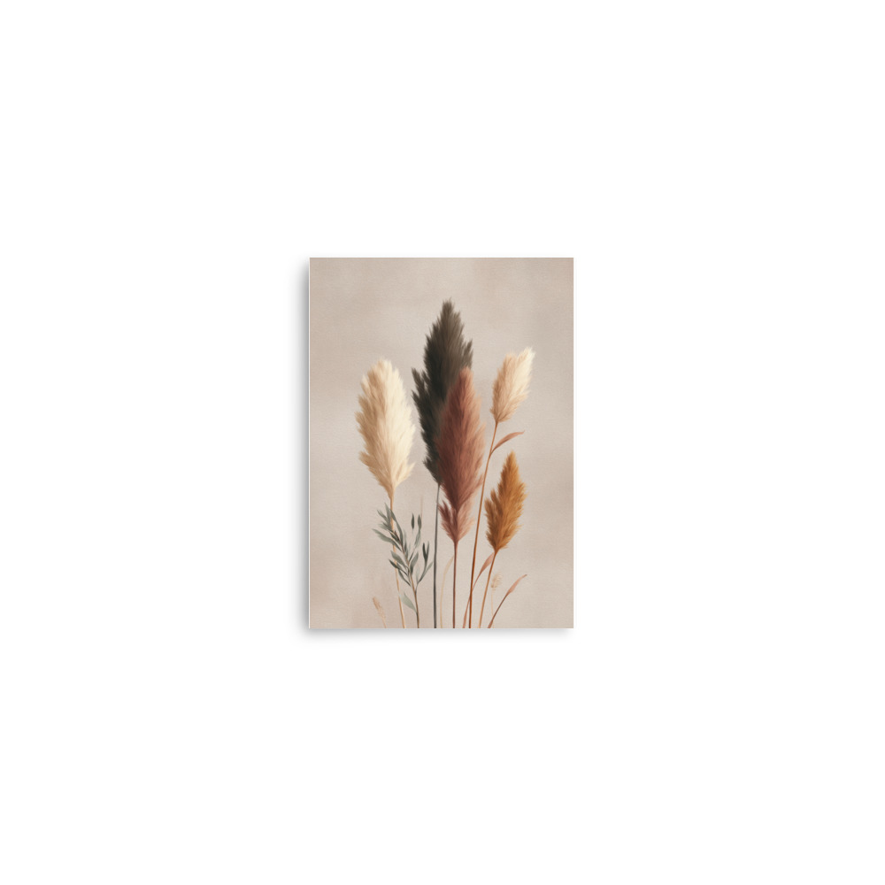 Pampas Grass Wall Art Print, Neutral Boho Botanical Illustration, Earthy Minimalist Decor - Image 24