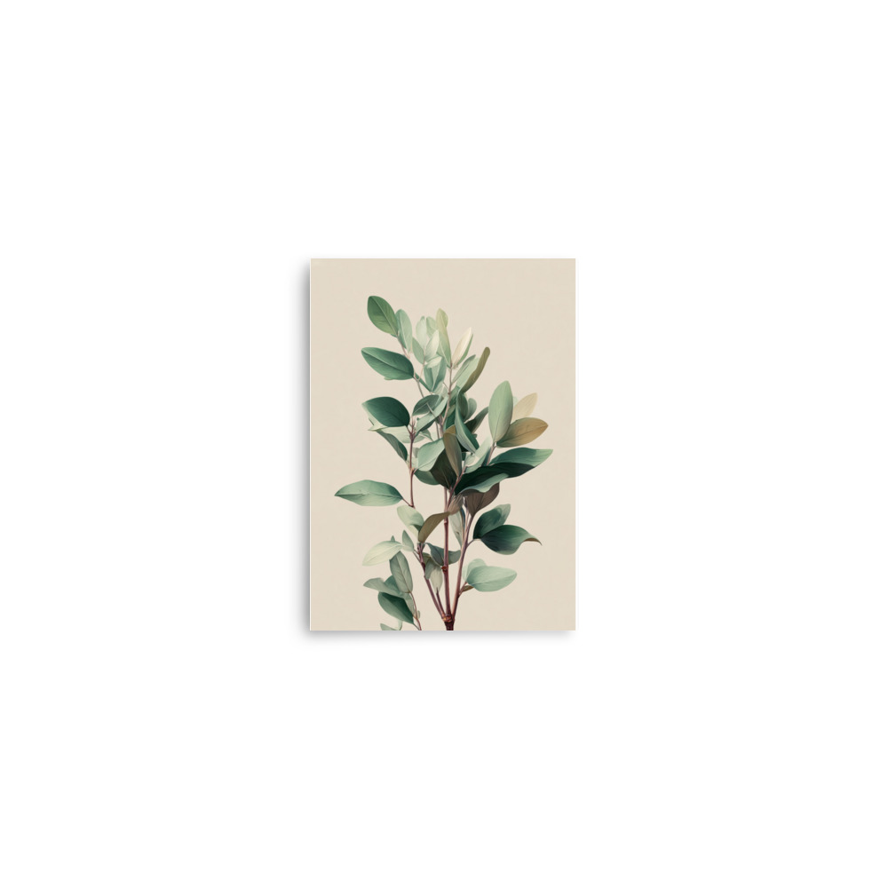 Sage Leaves Wall Art Print, Muted Green Botanical Herb Illustration, Minimalist Kitchen Decor - Image 24