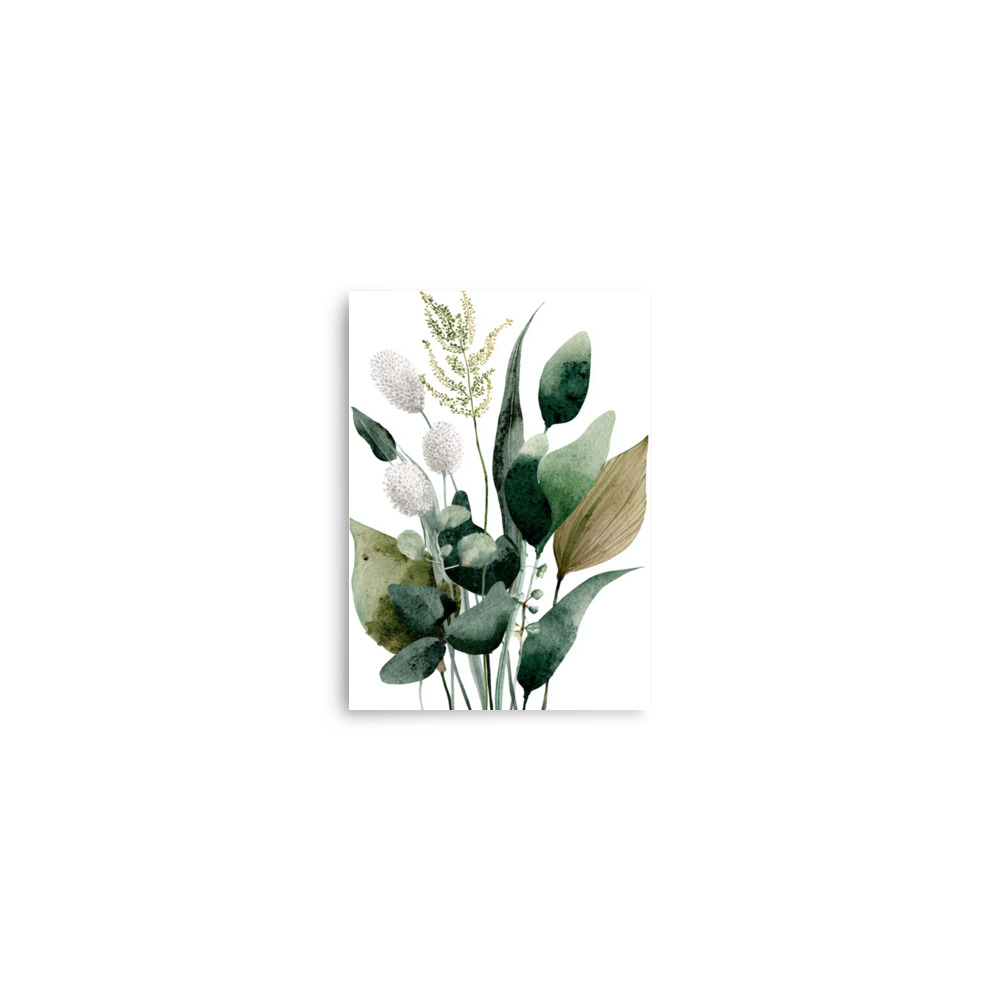 Wild Herb Stems Wall Art Print, Earthy Green Botanical Illustration, Minimalist Kitchen Decor - Image 24
