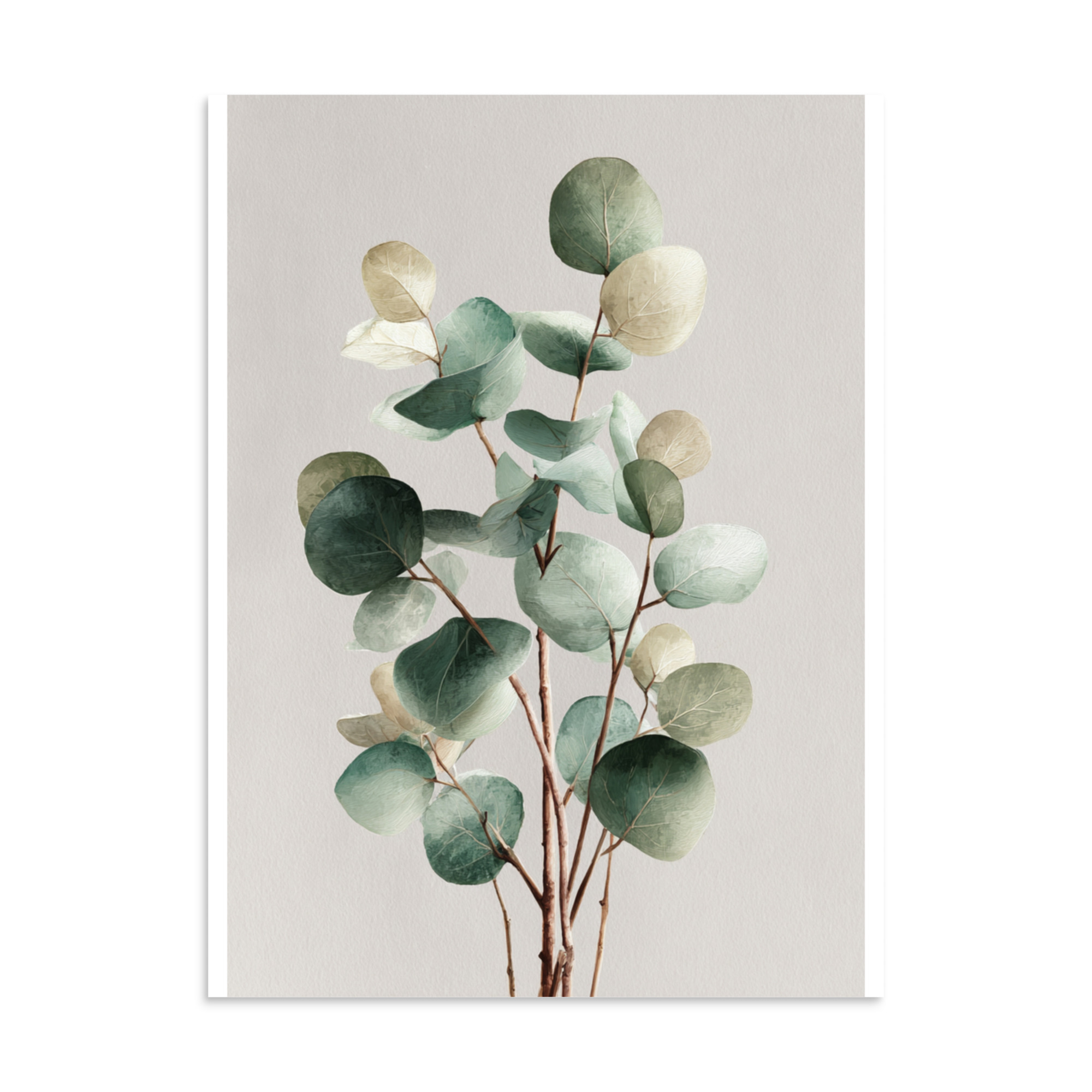 Eucalyptus Wall Art Print, Sage Green Botanical Leaf Illustration, Minimalist Boho Decor - Image 57