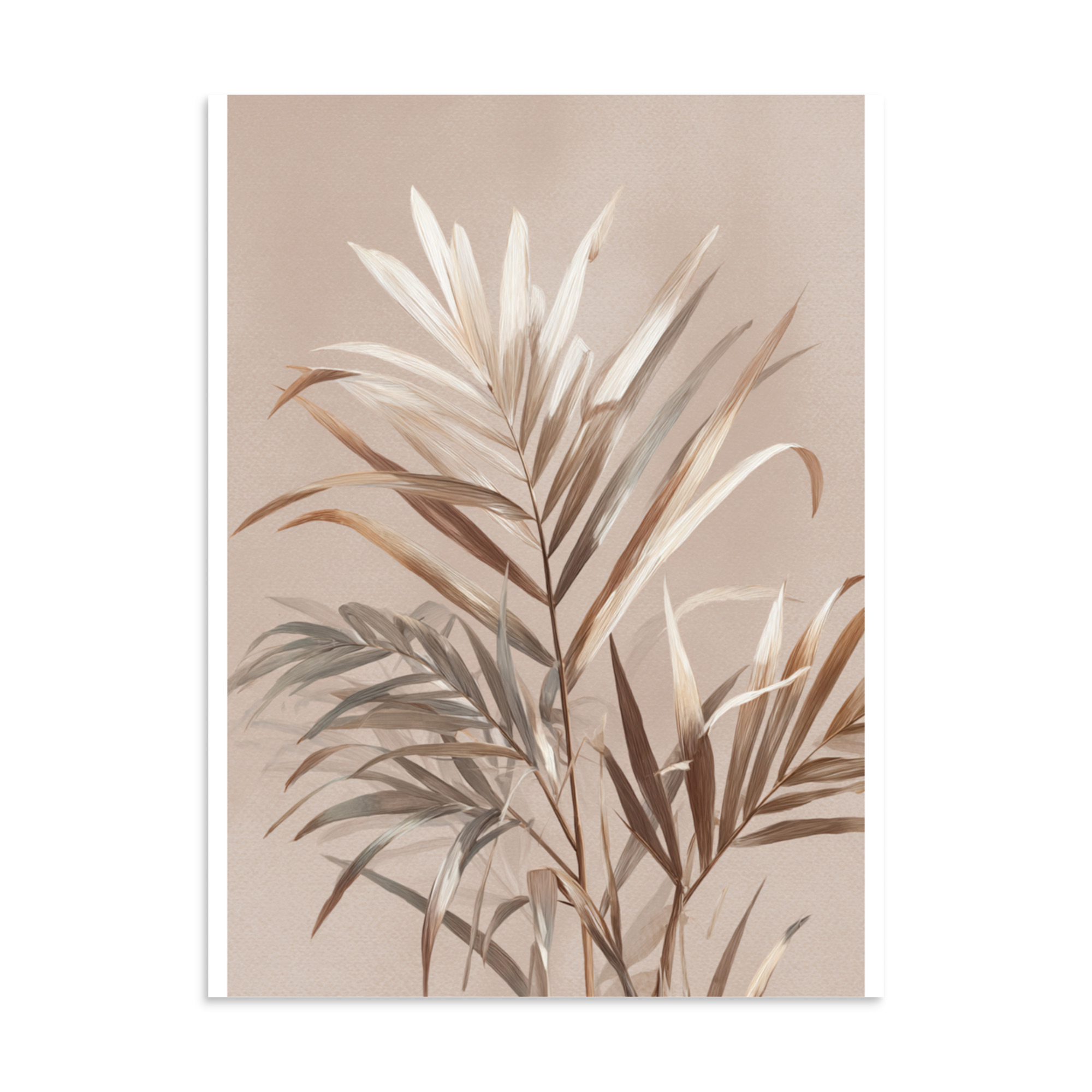 Palm Leaves Wall Art Print, Green Tropical Botanical Illustration, Modern Coastal Decor - Image 25