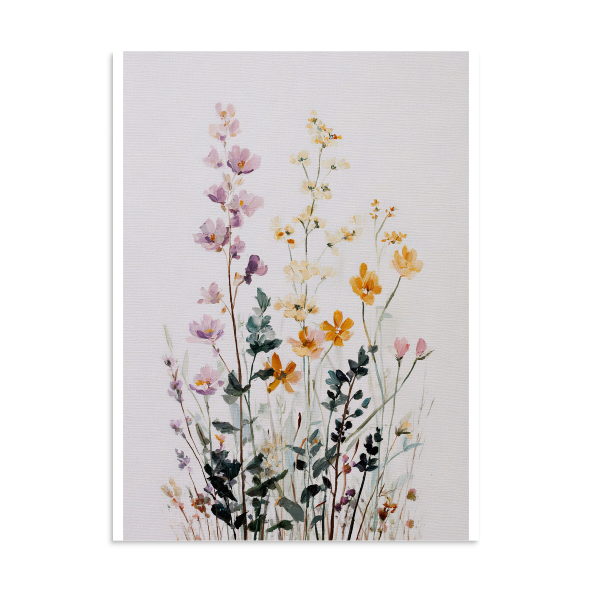 Wildflower Wall Art Print, Colourful Botanical Meadow Illustration, Spring Boho Decor - Image 25