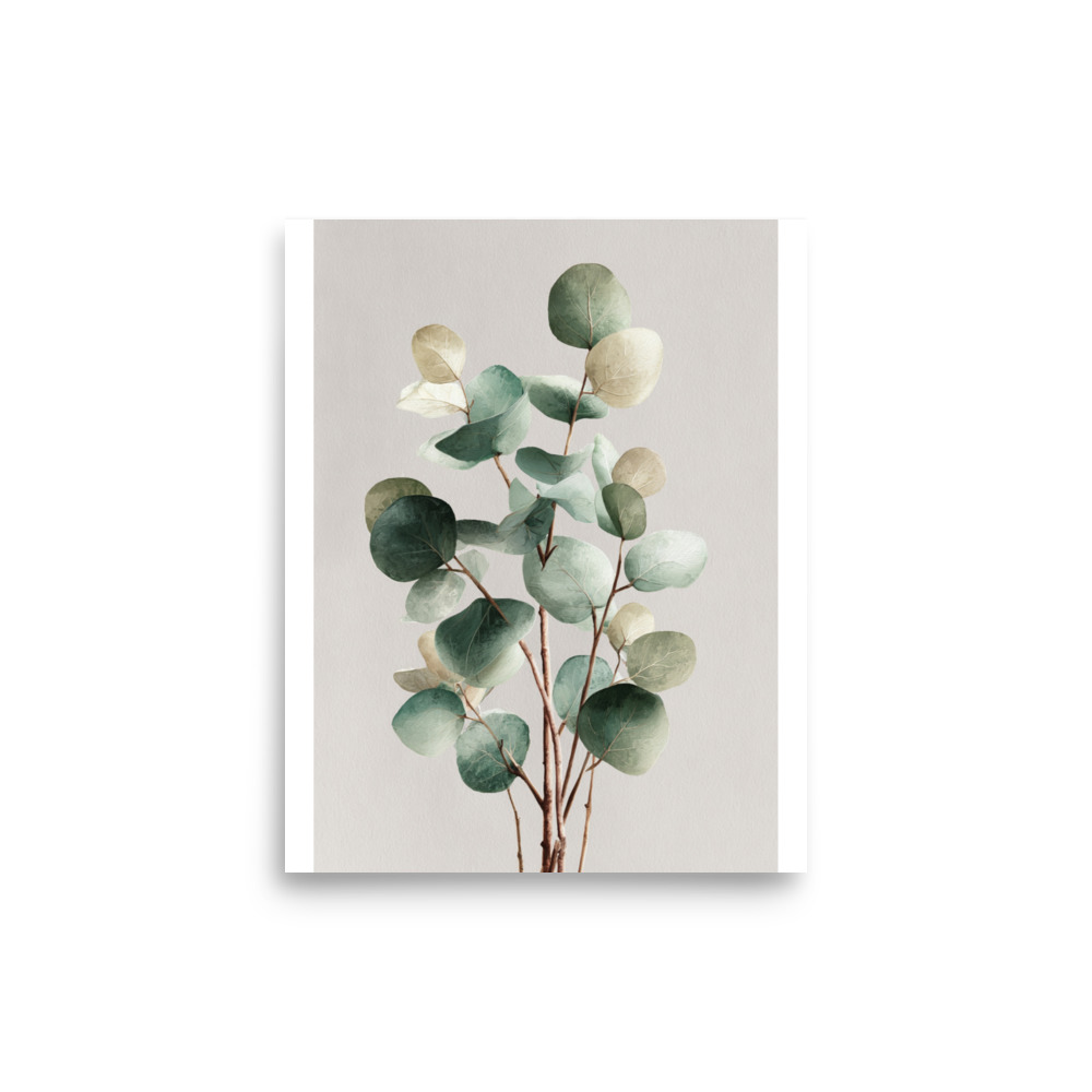 Eucalyptus Wall Art Print, Sage Green Botanical Leaf Illustration, Minimalist Boho Decor - Image 58