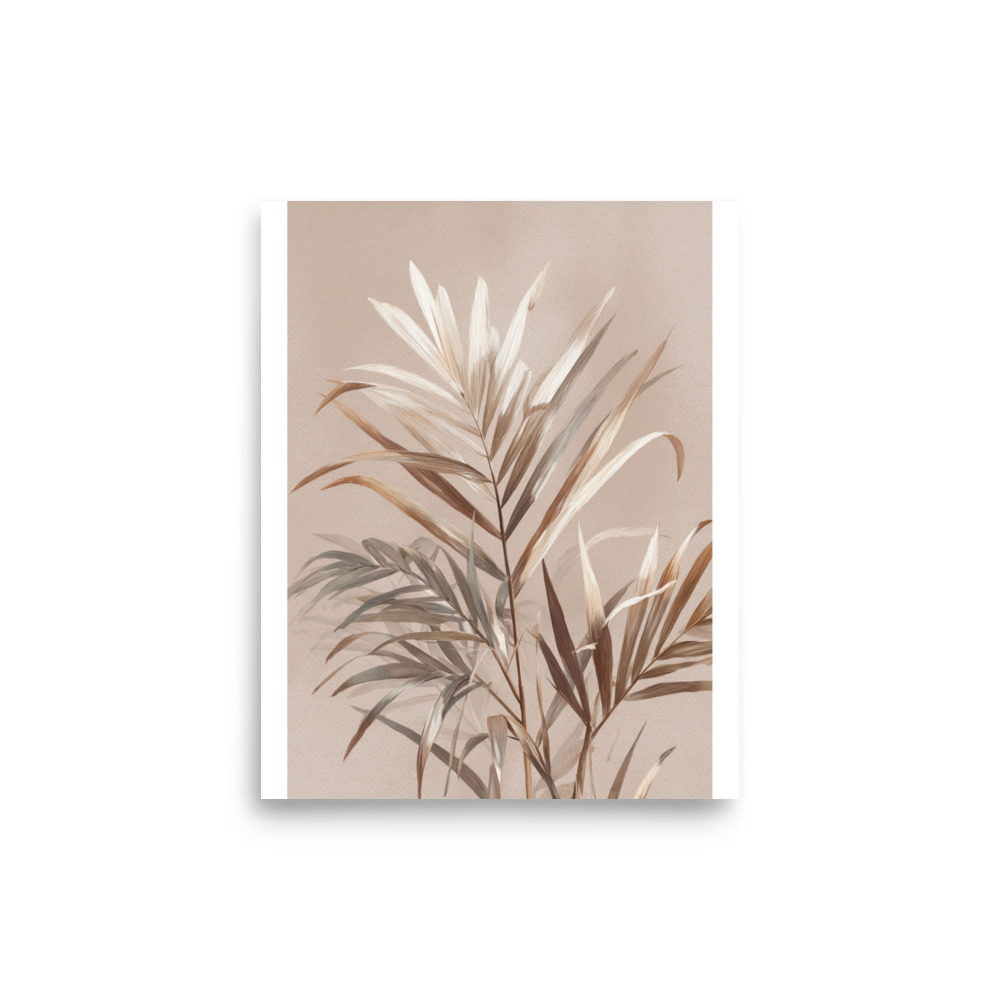 Palm Leaves Wall Art Print, Green Tropical Botanical Illustration, Modern Coastal Decor - Image 26