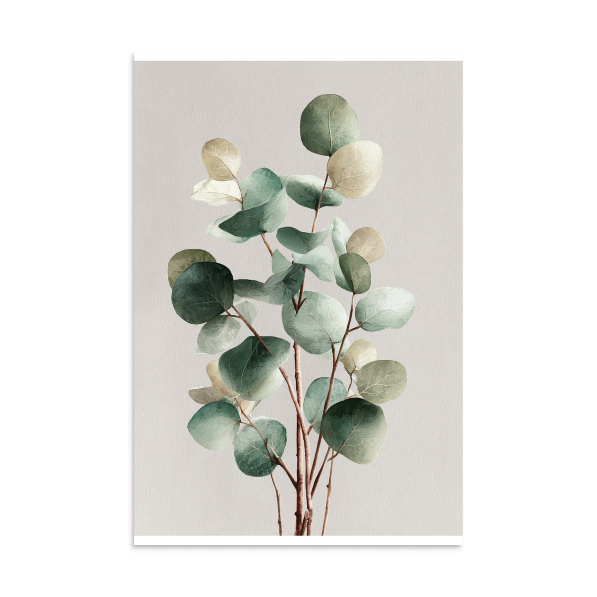 Eucalyptus Wall Art Print, Sage Green Botanical Leaf Illustration, Minimalist Boho Decor - Image 26