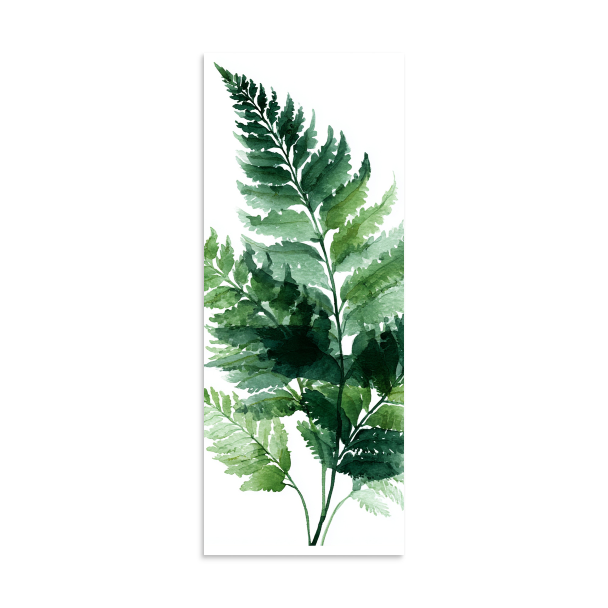 Watercolour Fern Wall Art Print, Green Botanical Leaf Illustration, Minimalist Nature Poster - Image 24