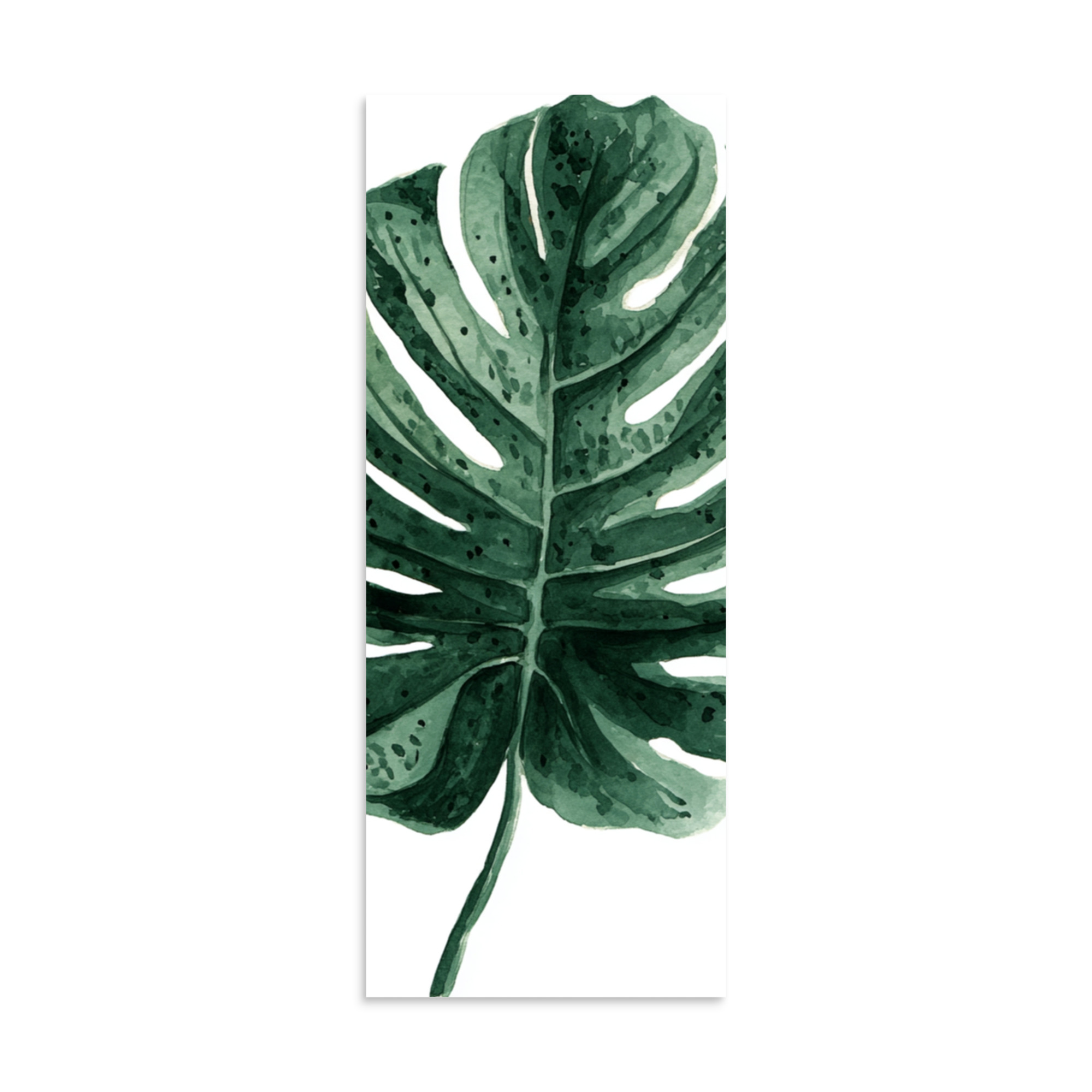 Monstera Leaf Wall Art Print, Deep Green Tropical Botanical Illustration, Modern Home Decor - Image 28