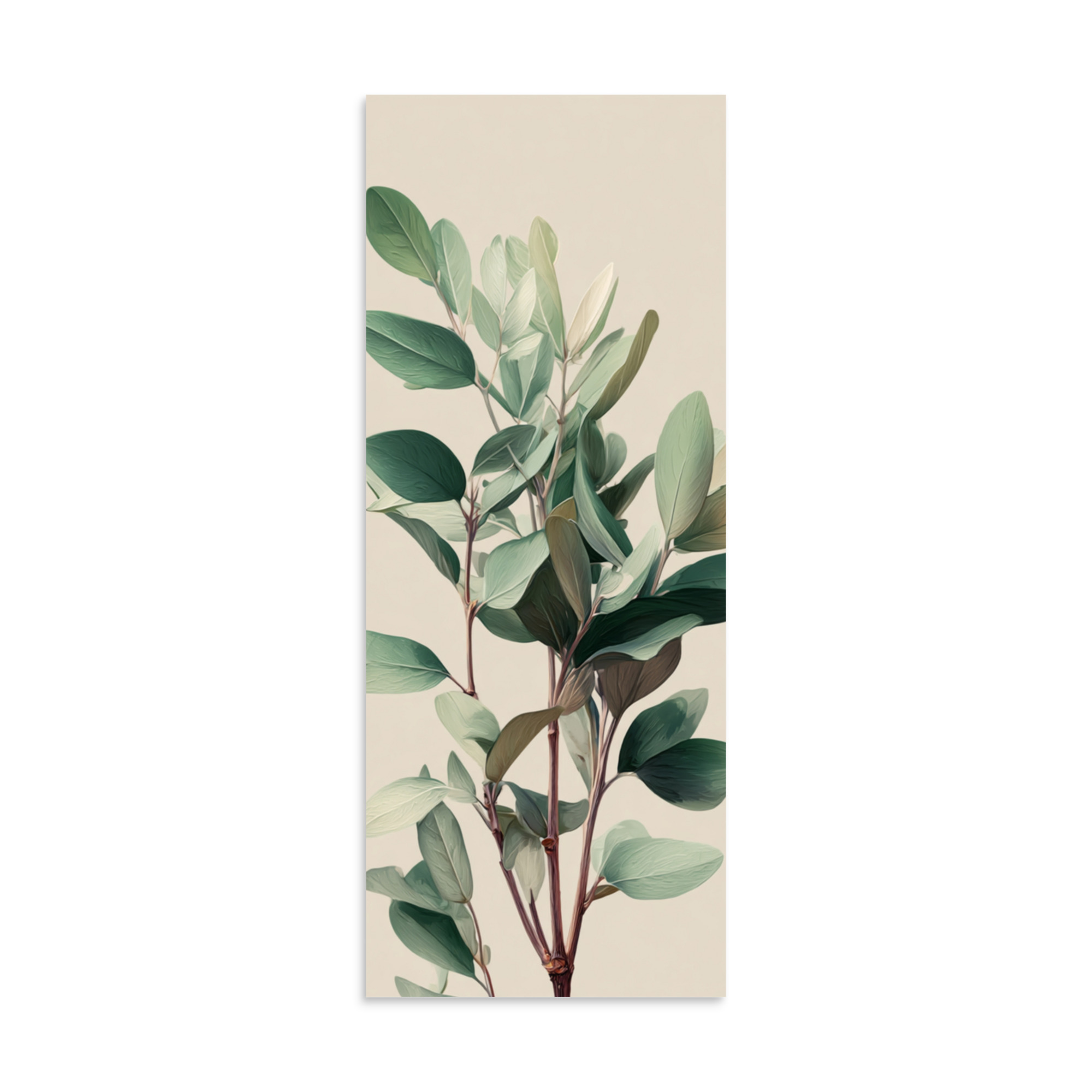 Sage Leaves Wall Art Print, Muted Green Botanical Herb Illustration, Minimalist Kitchen Decor - Image 28