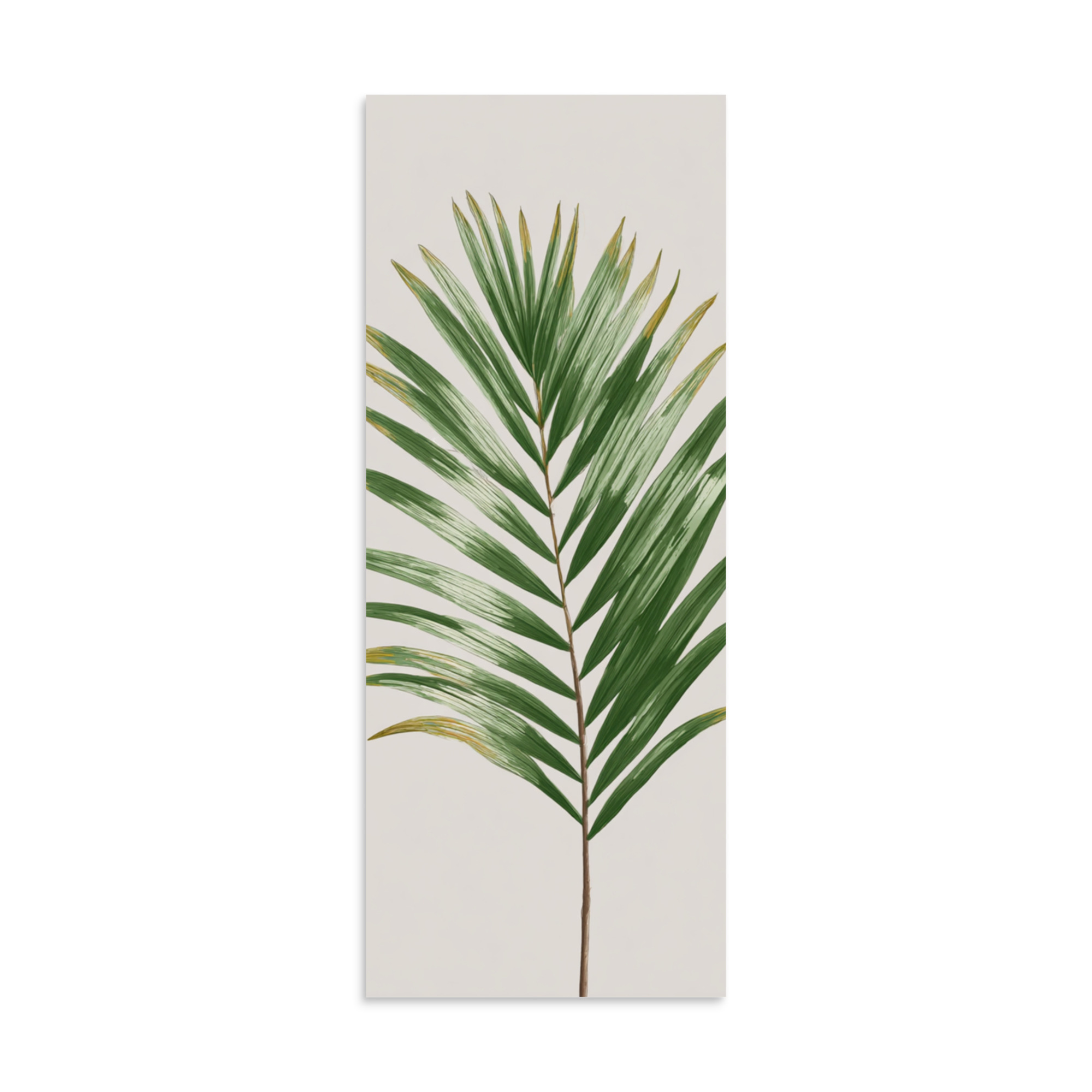Palm Leaf Wall Art Print, Minimalist Green Tropical Botanical Illustration, Coastal Boho Decor - Image 28