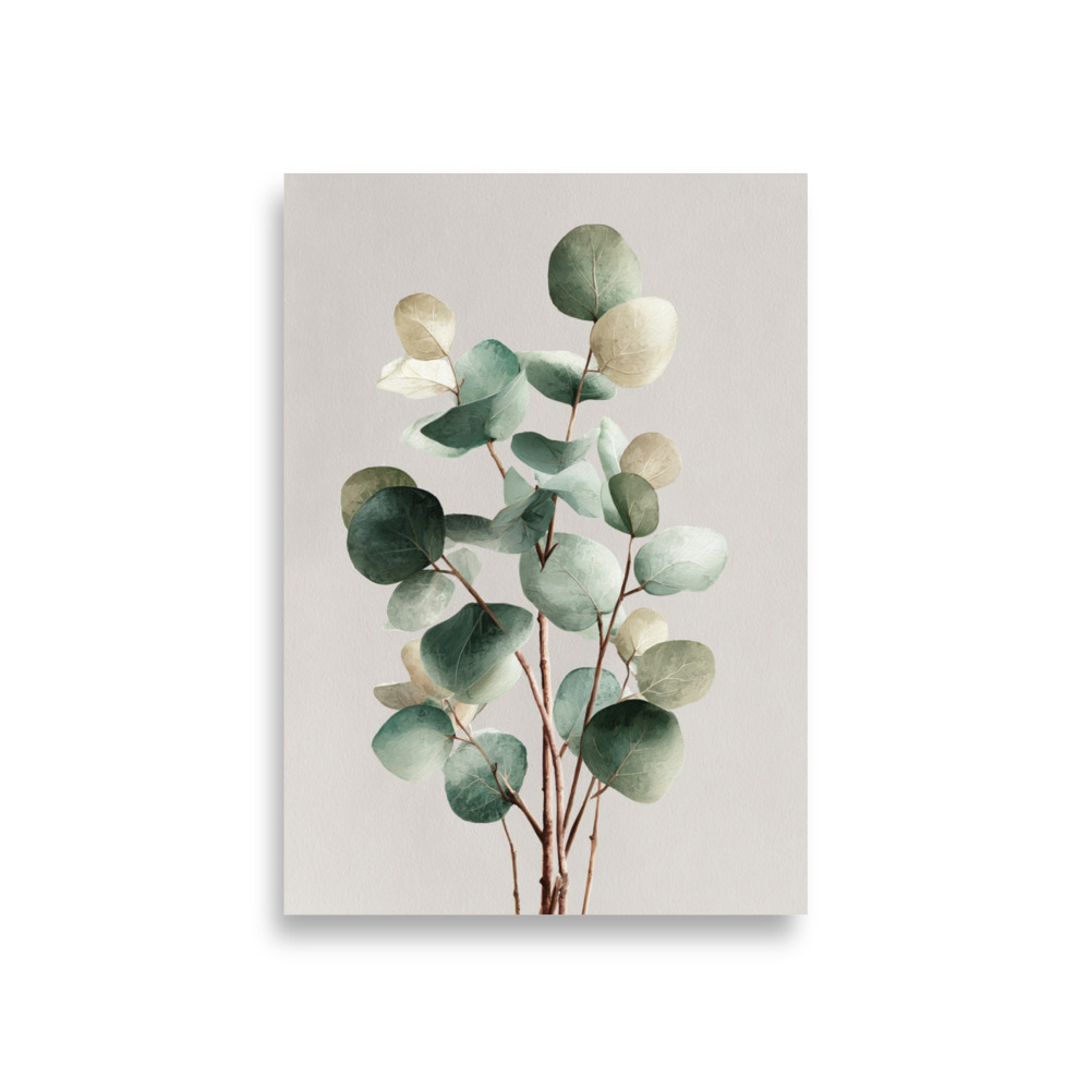 Eucalyptus Wall Art Print, Sage Green Botanical Leaf Illustration, Minimalist Boho Decor - Image 32