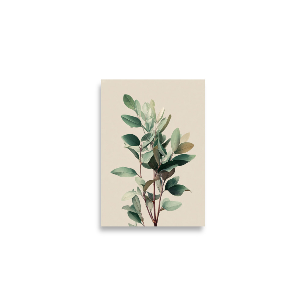 Sage Leaves Wall Art Print, Muted Green Botanical Herb Illustration, Minimalist Kitchen Decor - Image 5