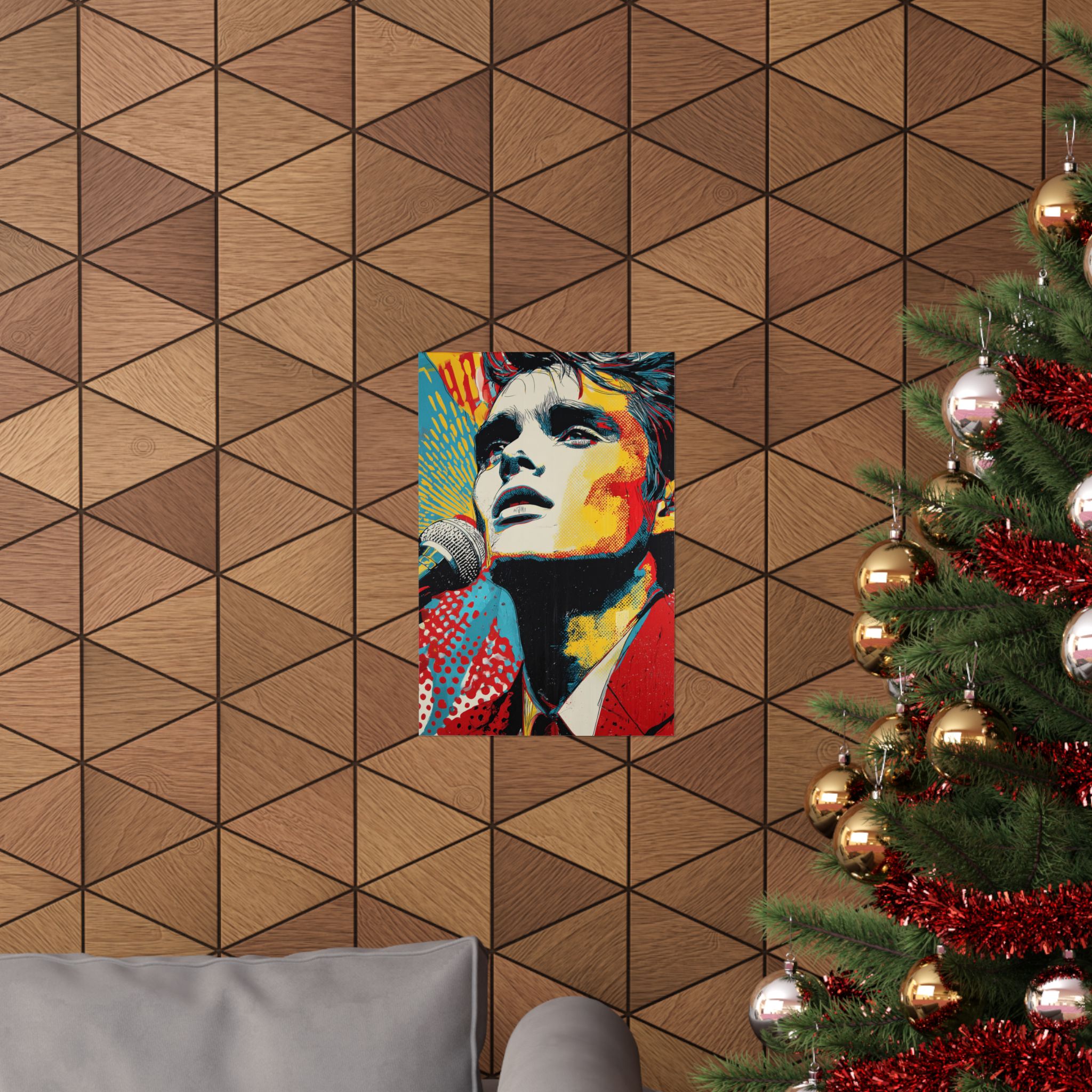 Pop Art Singer Portrait Print | Retro Comic Style Musician | Matte Poster Print - Image 16