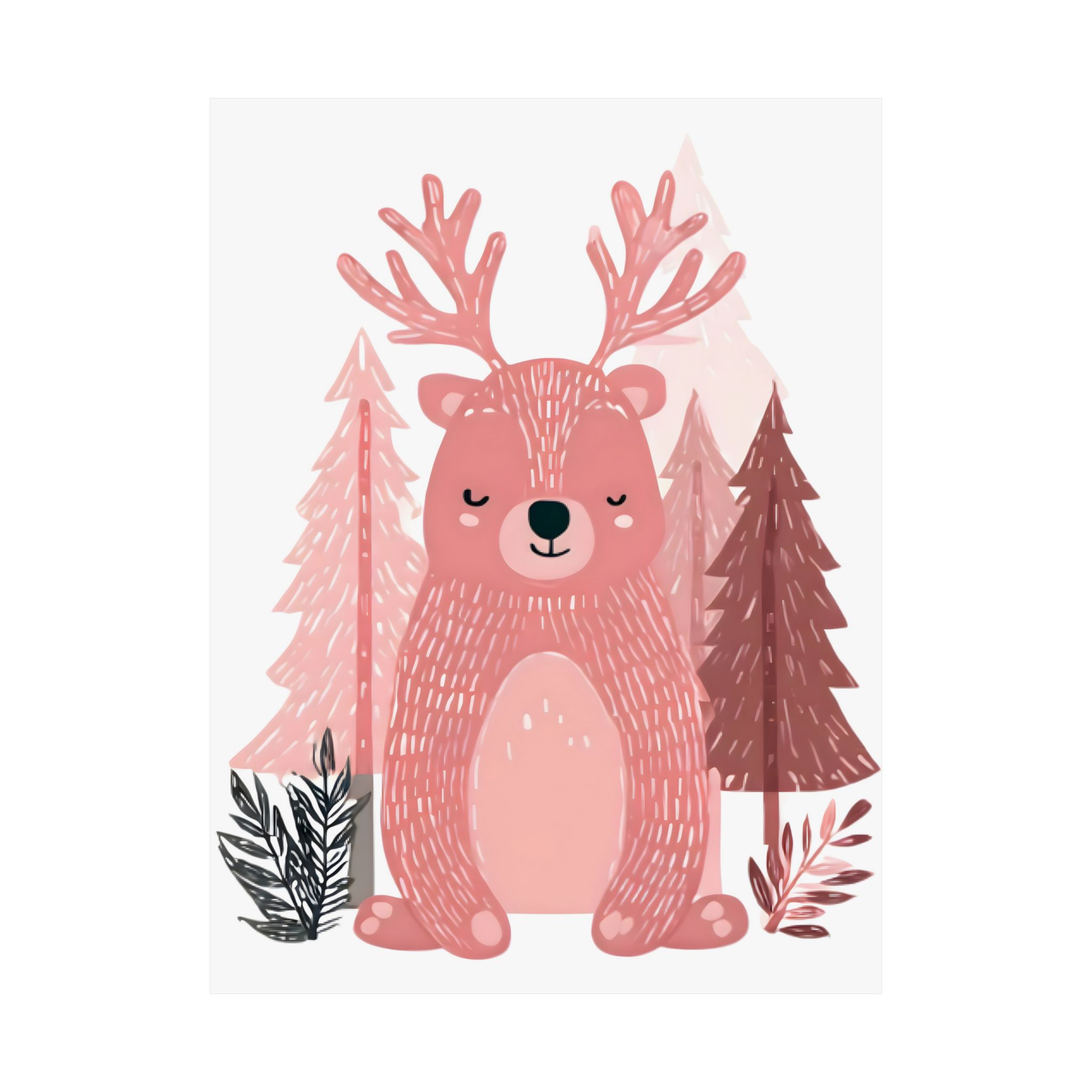 Woodland Nursery Animal Art Set | 4 Piece Print Collection | Matte Poster Print - Image 6