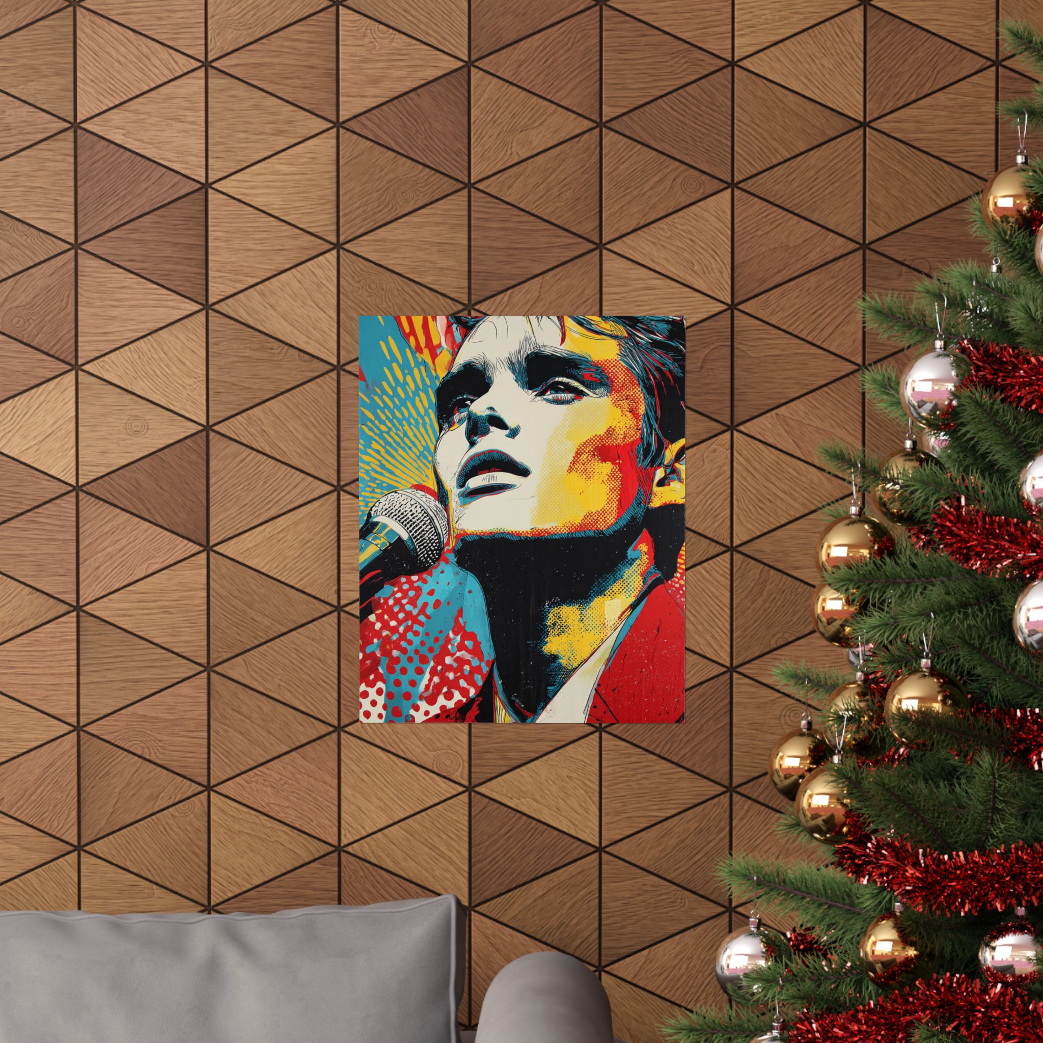 Pop Art Singer Portrait Print | Retro Comic Style Musician | Matte Poster Print - Image 12