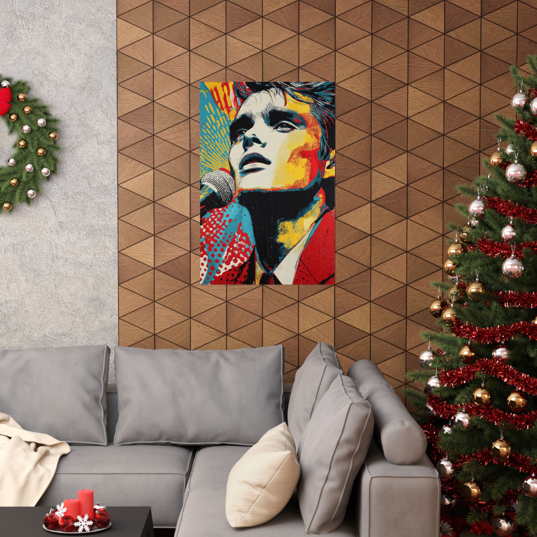 Pop Art Singer Portrait Print | Retro Comic Style Musician | Matte Poster Print - Image 24