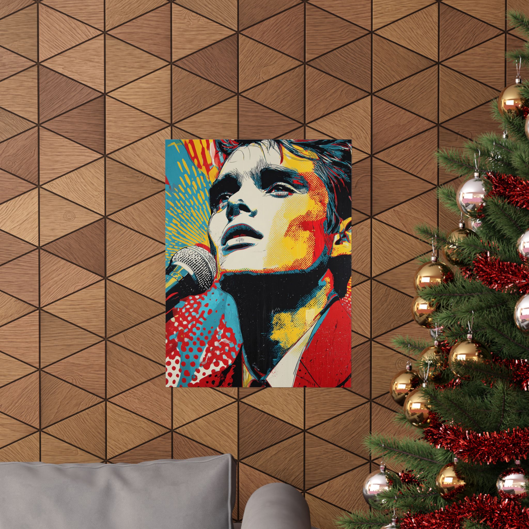 Pop Art Singer Portrait Print | Retro Comic Style Musician | Matte Poster Print - Image 8