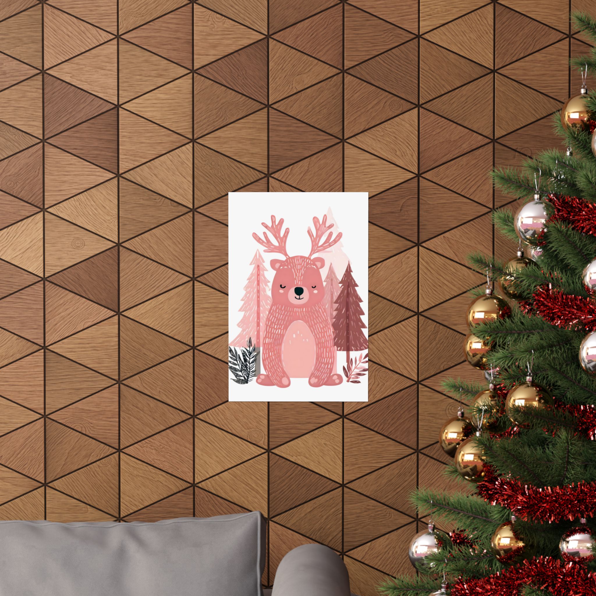 Woodland Nursery Animal Art Set | 4 Piece Print Collection | Matte Poster Print - Image 16